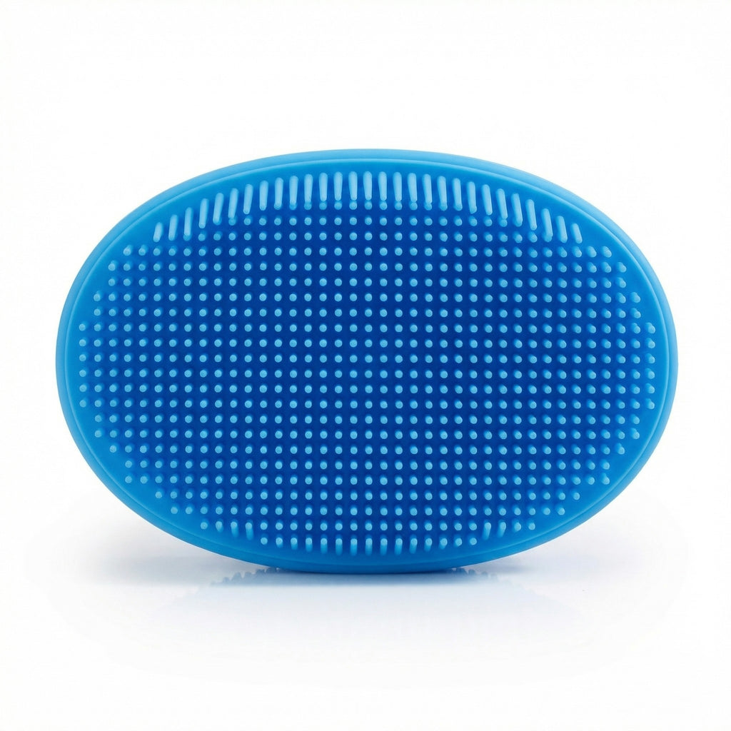 Anna-Kaci Silicone Body Scrubber Brush Soft Exfoliating Bath Brush Dual Sided Shower Scrubber
