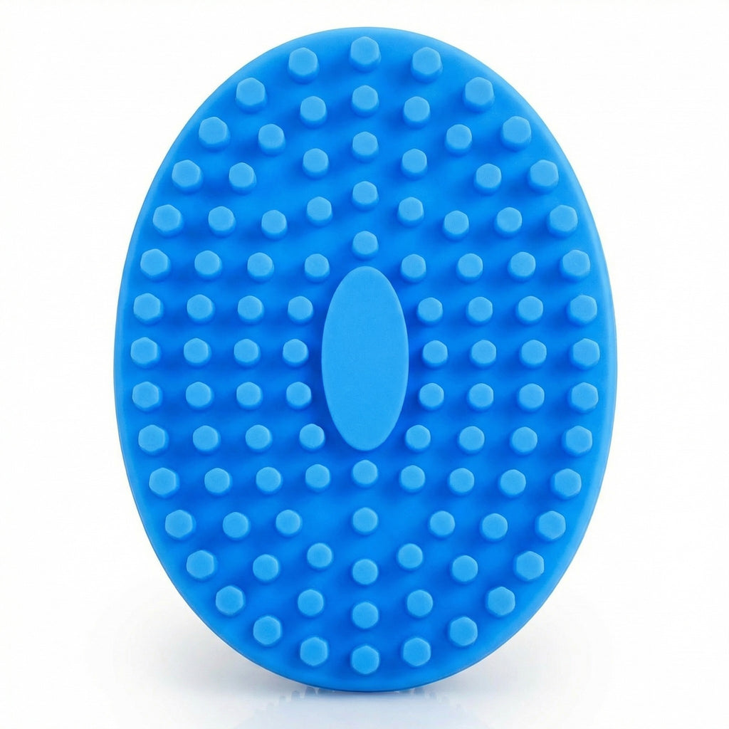 Anna-Kaci Silicone Body Scrubber Brush Soft Exfoliating Bath Brush Dual Sided Shower Scrubber