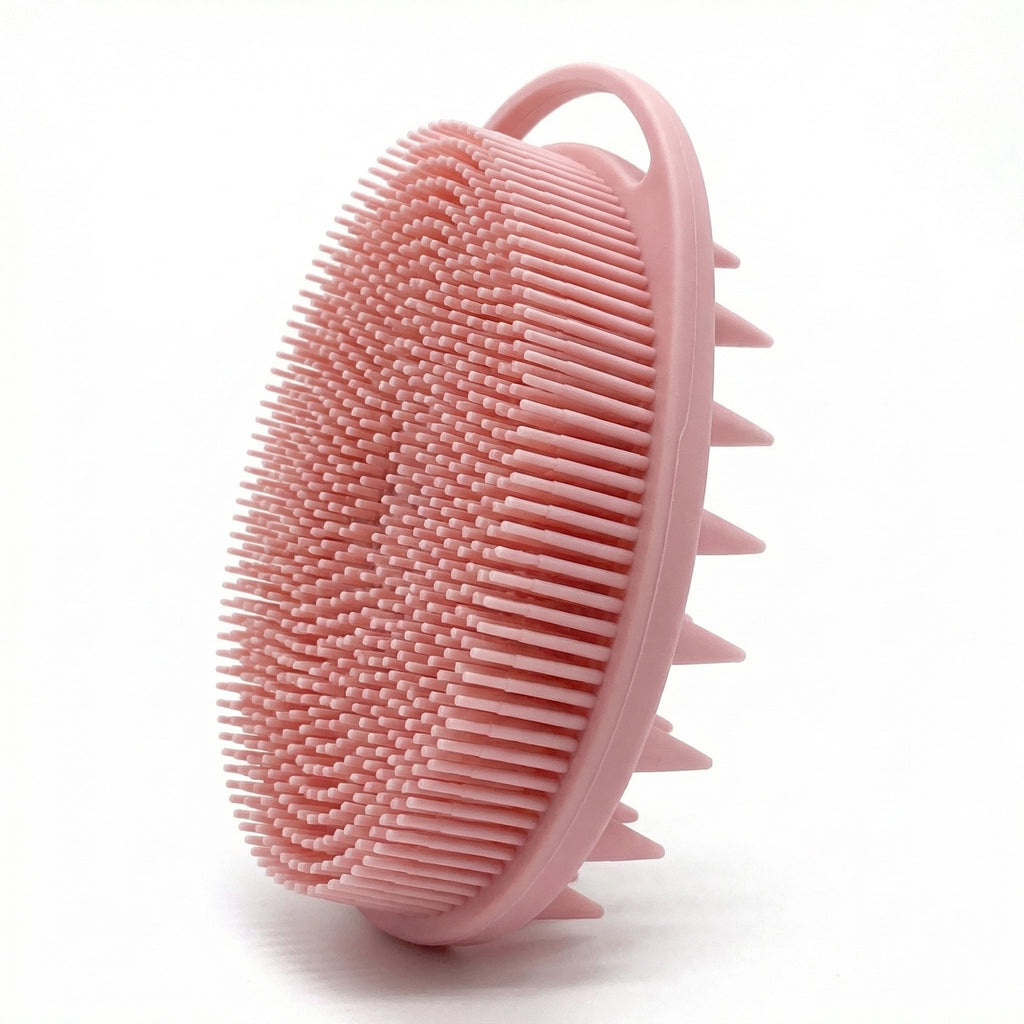 Anna-Kaci Silicone Body Scrubber Brush Soft Exfoliating Bath Brush Dual Sided Shower Scrubber