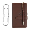 Anna-Kaci 5-Piece Stainless Steel Pen Clip Bookmark Holder for Notebooks Journals and Planners