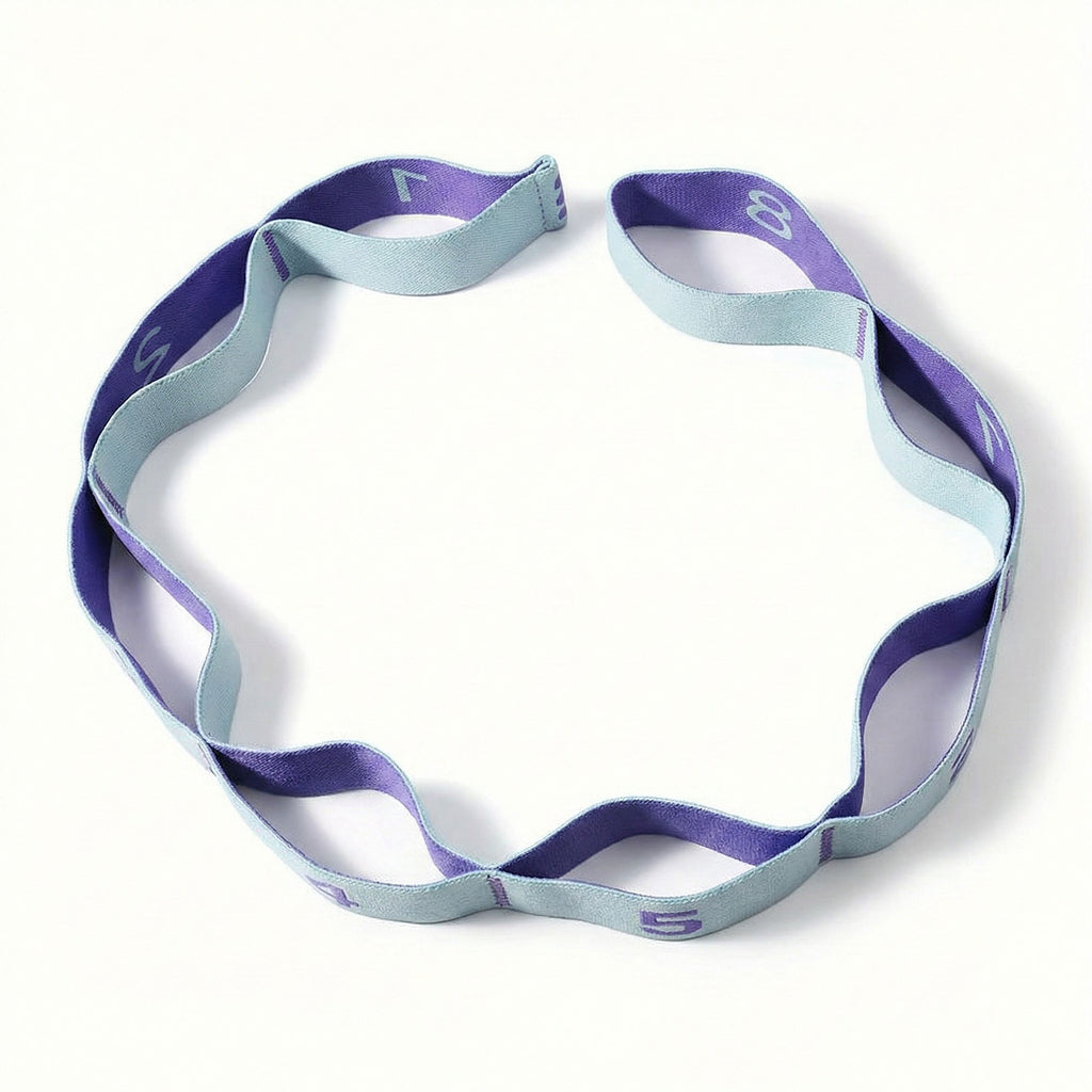 Anna-Kaci 2-PC Fabric Resistance Bands Set 8 Levels Booty Exercise Loop Bands