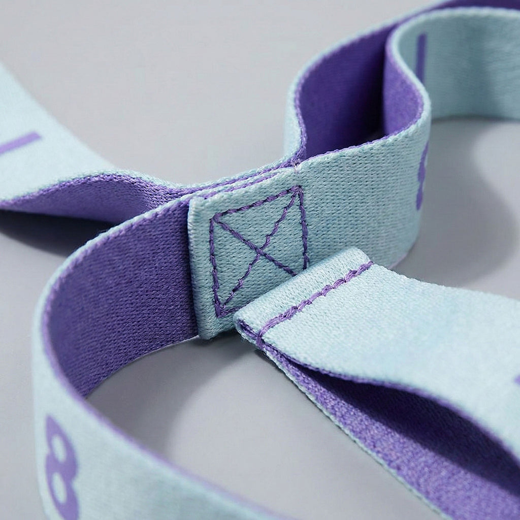 Anna-Kaci 2-PC Fabric Resistance Bands Set 8 Levels Booty Exercise Loop Bands