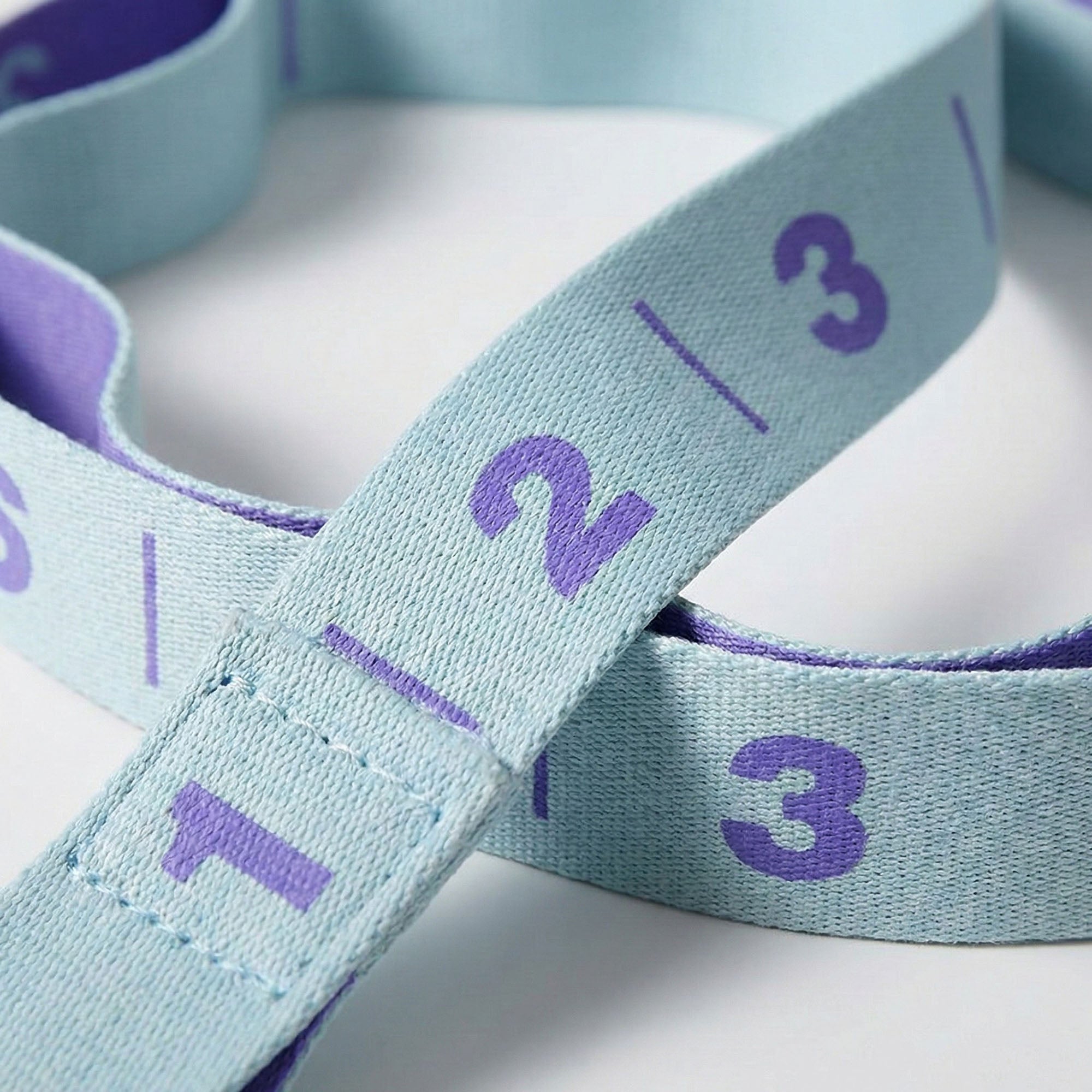 Anna-Kaci 2-PC Fabric Resistance Bands Set 8 Levels Booty Exercise Loop Bands