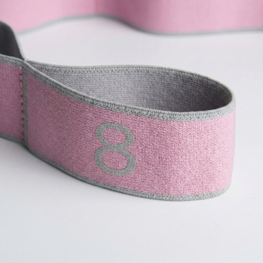 Anna-Kaci 2-PC Fabric Resistance Bands Set 8 Levels Booty Exercise Loop Bands