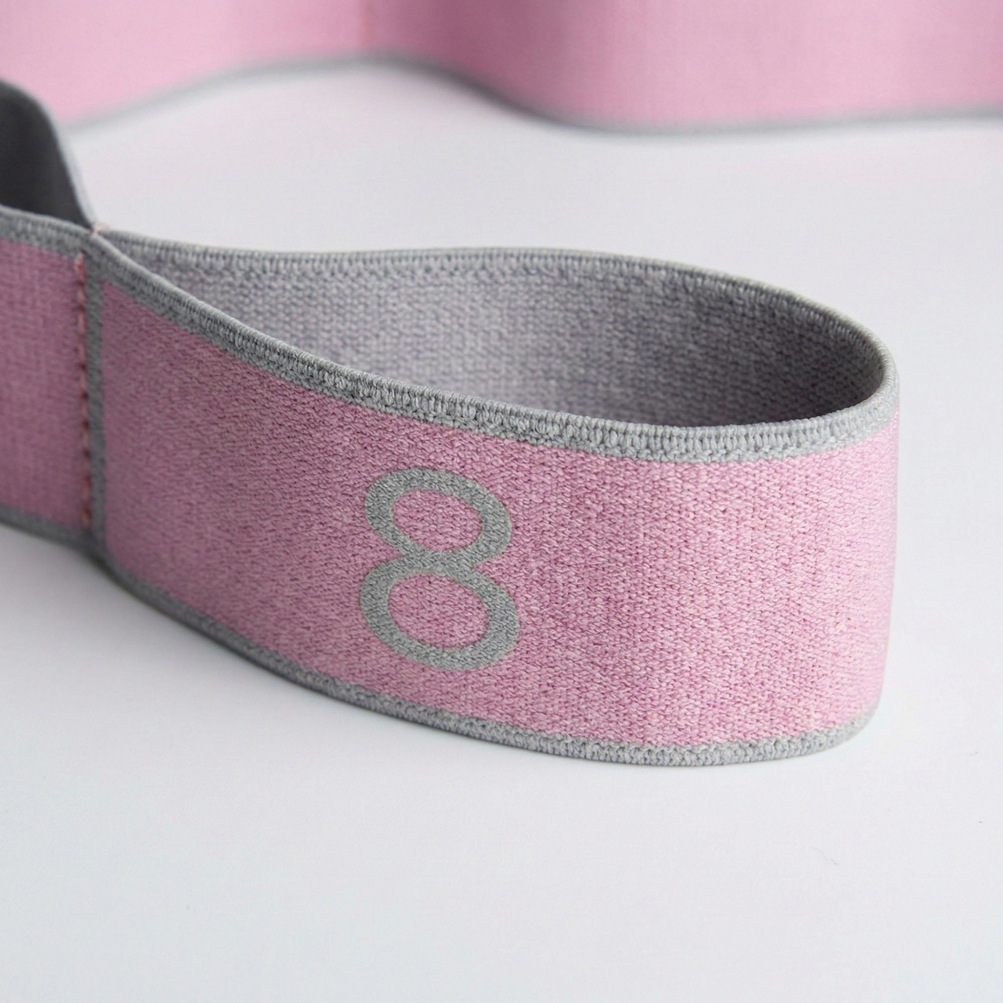 Anna-Kaci 2-PC Fabric Resistance Bands Set 8 Levels Booty Exercise Loop Bands