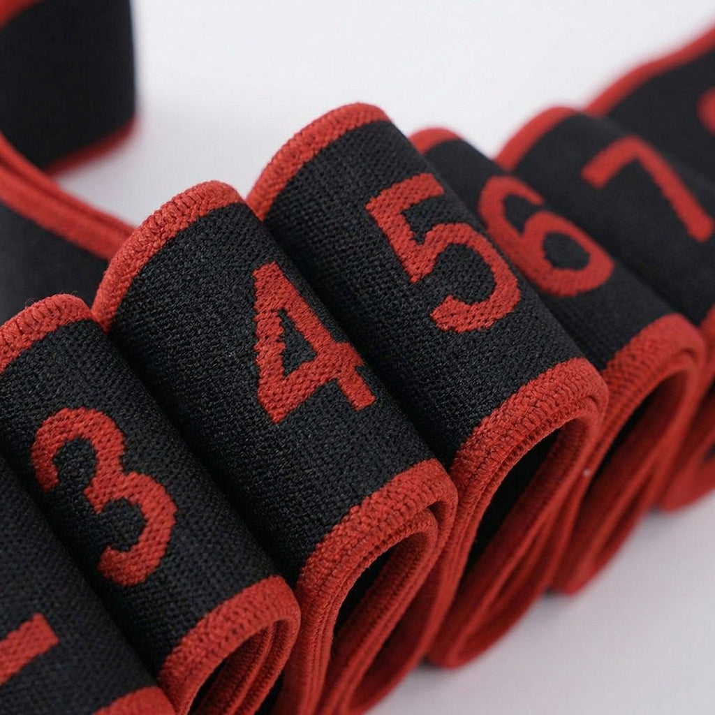 Anna-Kaci 2-PC Fabric Resistance Bands Set 8 Levels Booty Exercise Loop Bands
