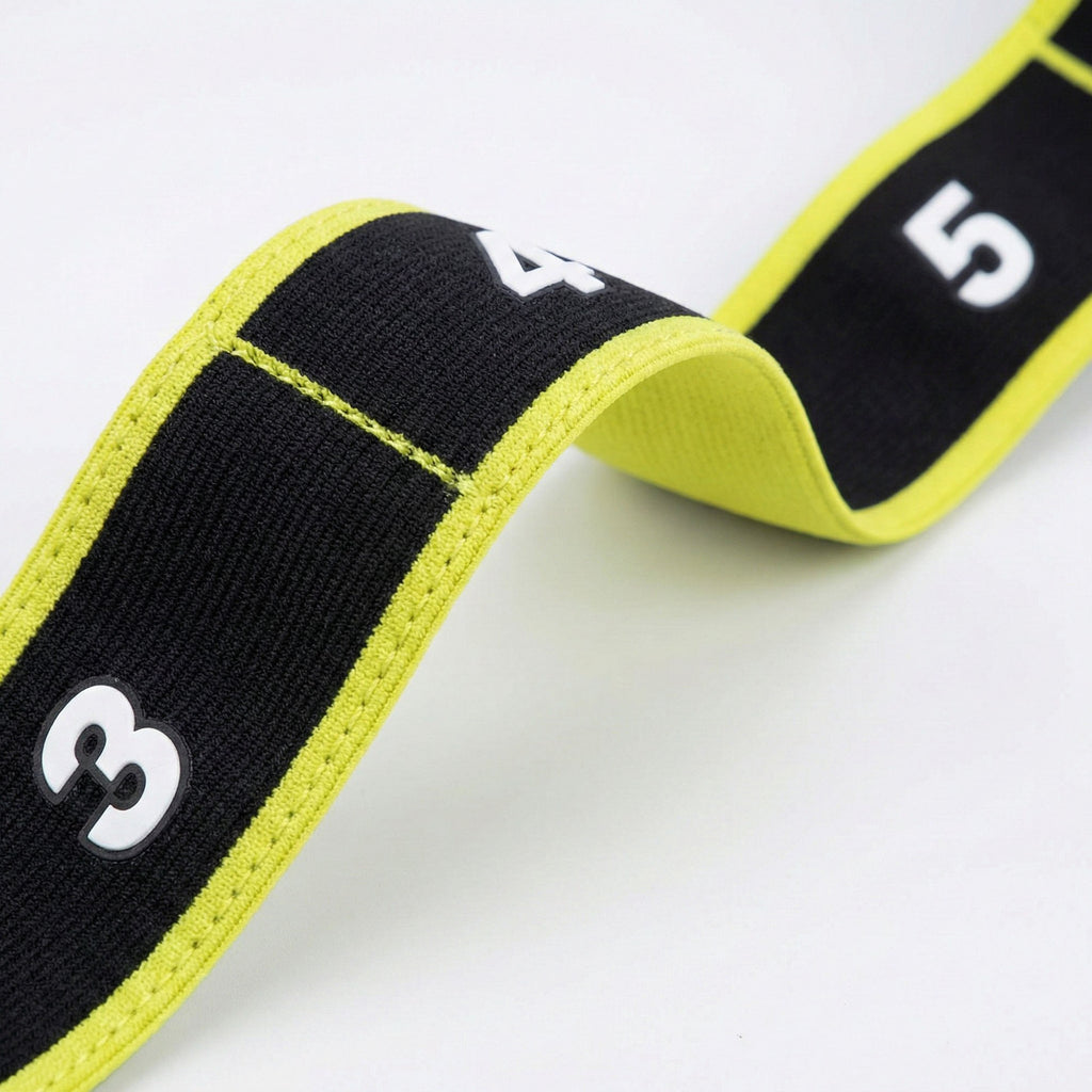 Anna-Kaci 2-PC Fabric Resistance Bands Set 8 Levels Booty Exercise Loop Bands