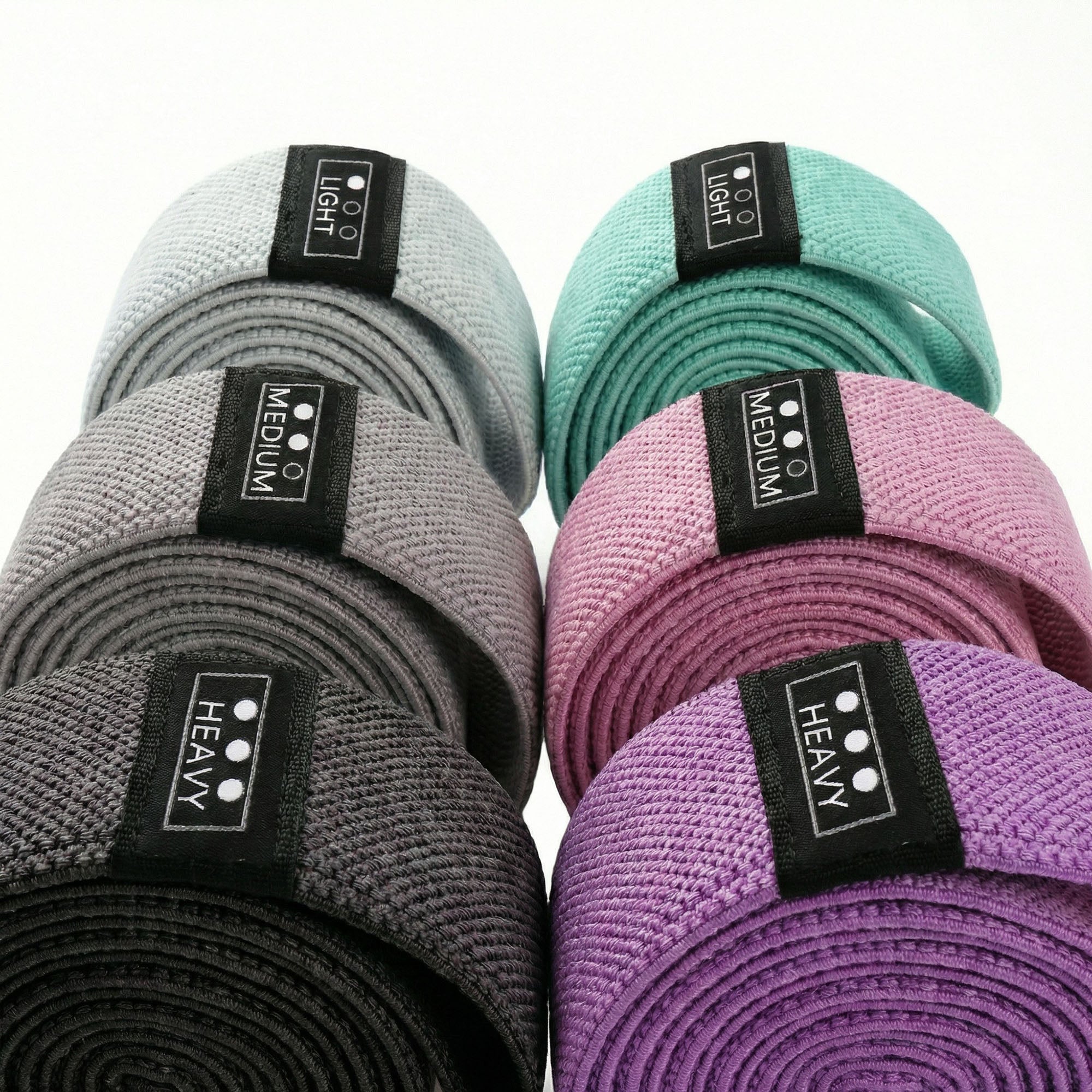 Anna-Kaci Long Resistance Band Fabric Strength Training Exercise Strap