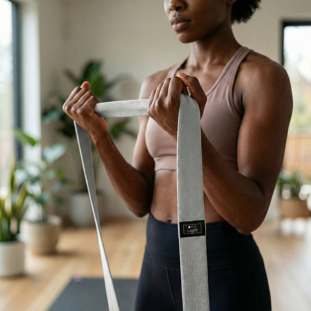 Anna-Kaci Long Resistance Band Fabric Strength Training Exercise Strap