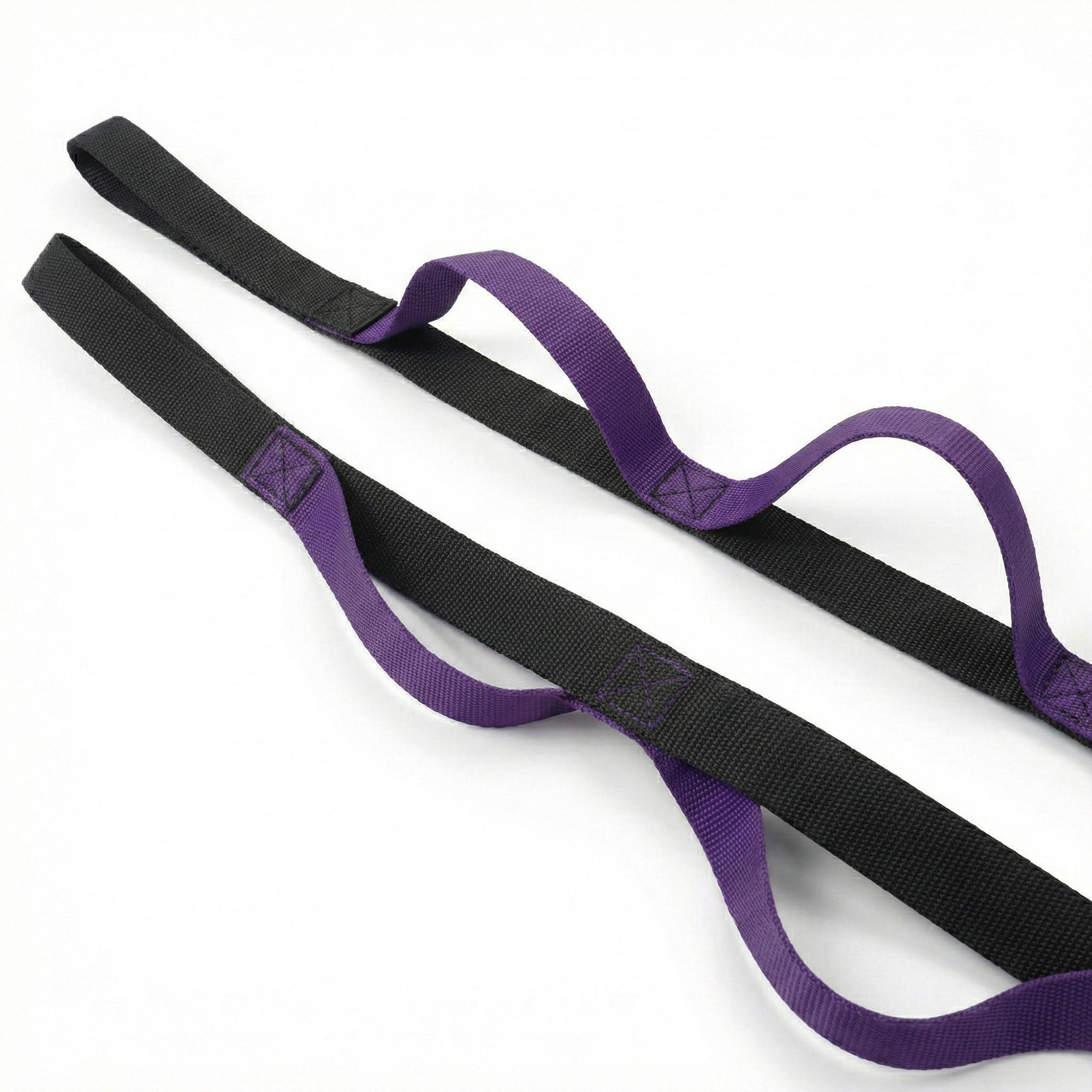 Anna-Kaci 2-PC Multi-Loop Stretch Strap Adjustable Yoga Flexibility Band