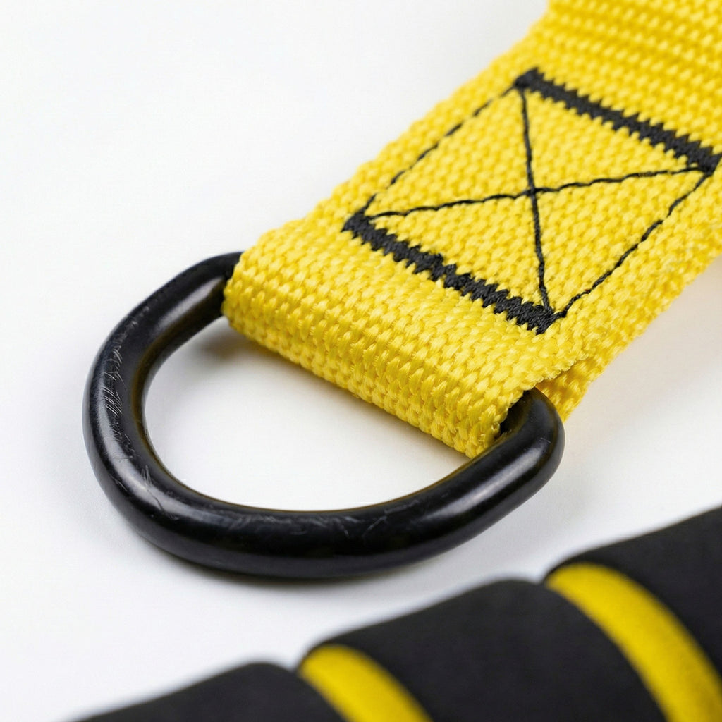 Anna-Kaci Resistance Band Handle Grip with Metal D Ring Attachment