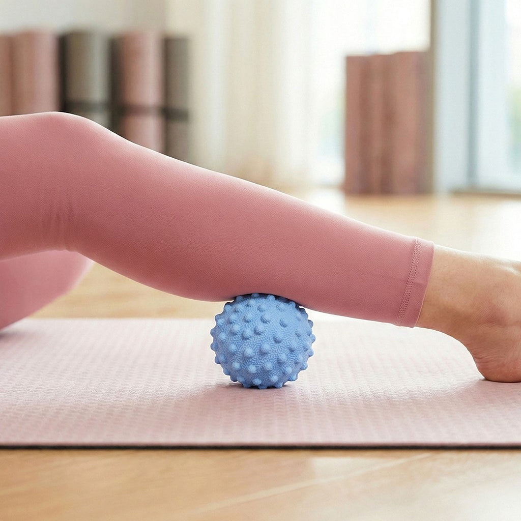 Anna-Kaci 2-PC Textured Massage Ball for Deep Tissue Muscle Relief and Trigger Point Therapy