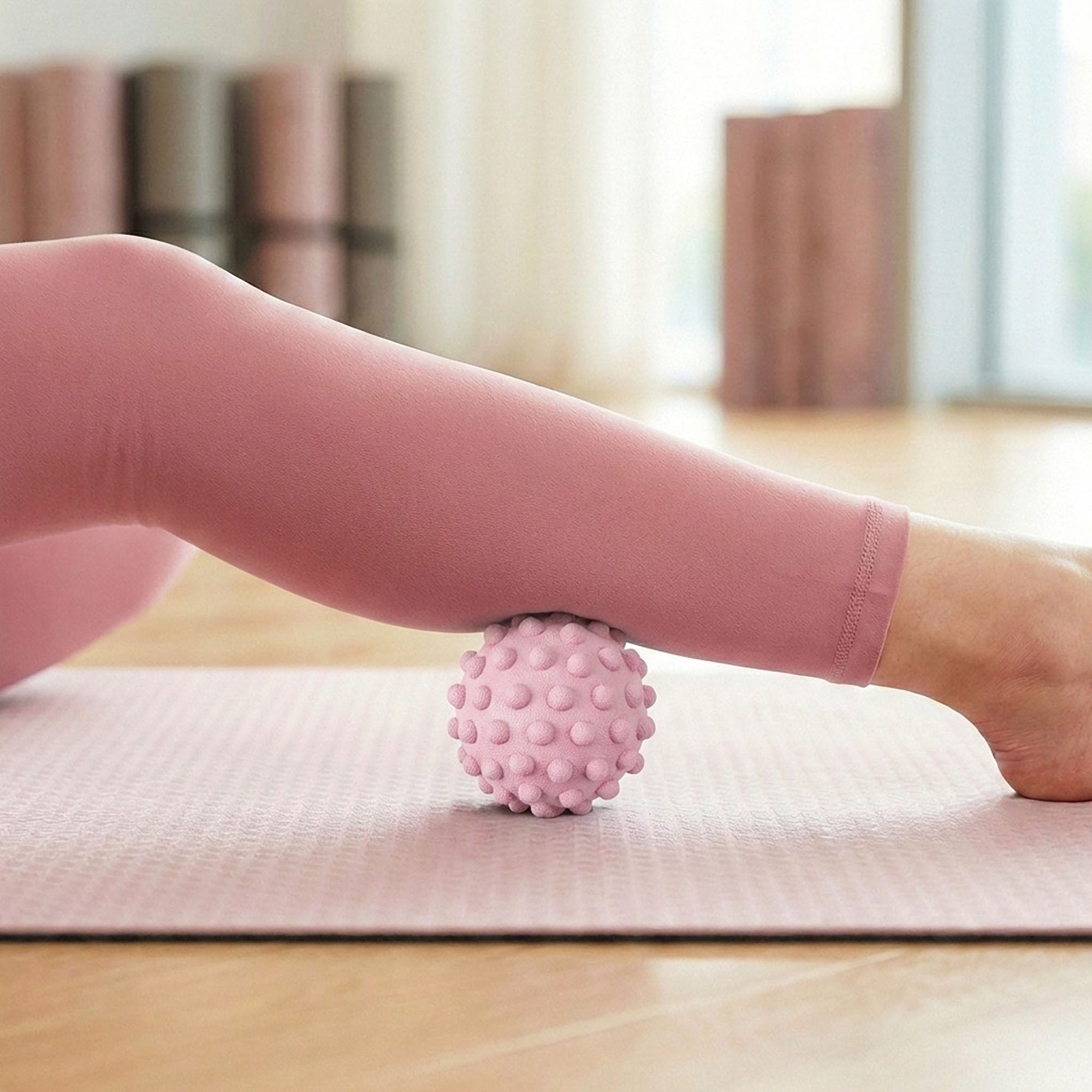 Anna-Kaci 2-PC Textured Massage Ball for Deep Tissue Muscle Relief and Trigger Point Therapy