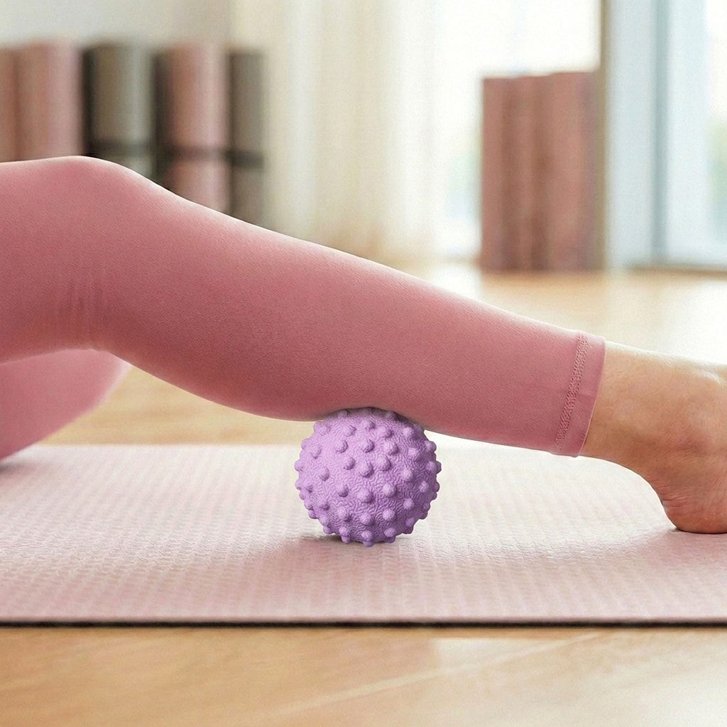 Anna-Kaci 2-PC Textured Massage Ball for Deep Tissue Muscle Relief and Trigger Point Therapy