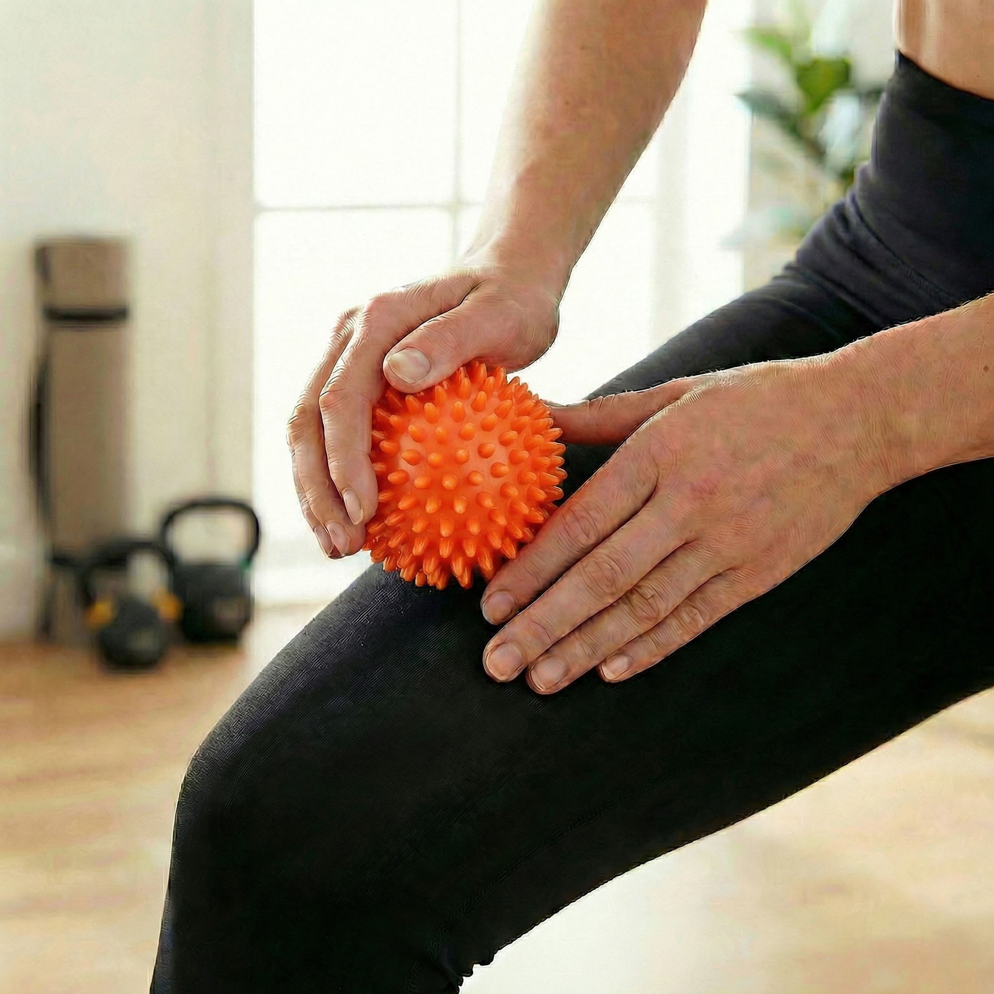 Anna-Kaci 4-PC Spiky Massage Ball for Muscle Relief and Trigger Point Therapy