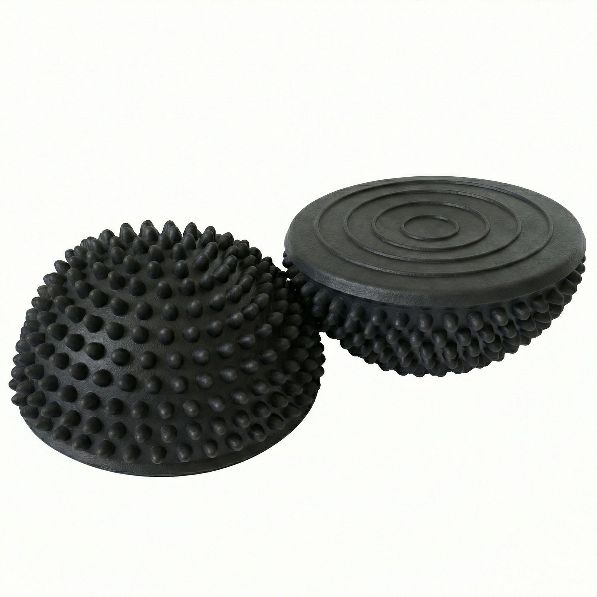 Anna-Kaci 2-PC Half Balance Ball Trainer with Textured Grip Surface for Stability Core Strength