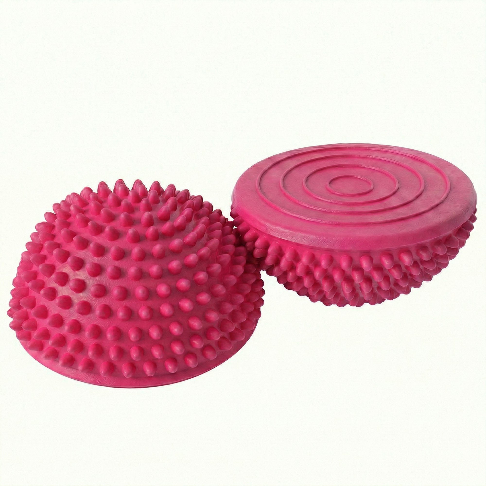Anna-Kaci 2-PC Half Balance Ball Trainer with Textured Grip Surface for Stability Core Strength