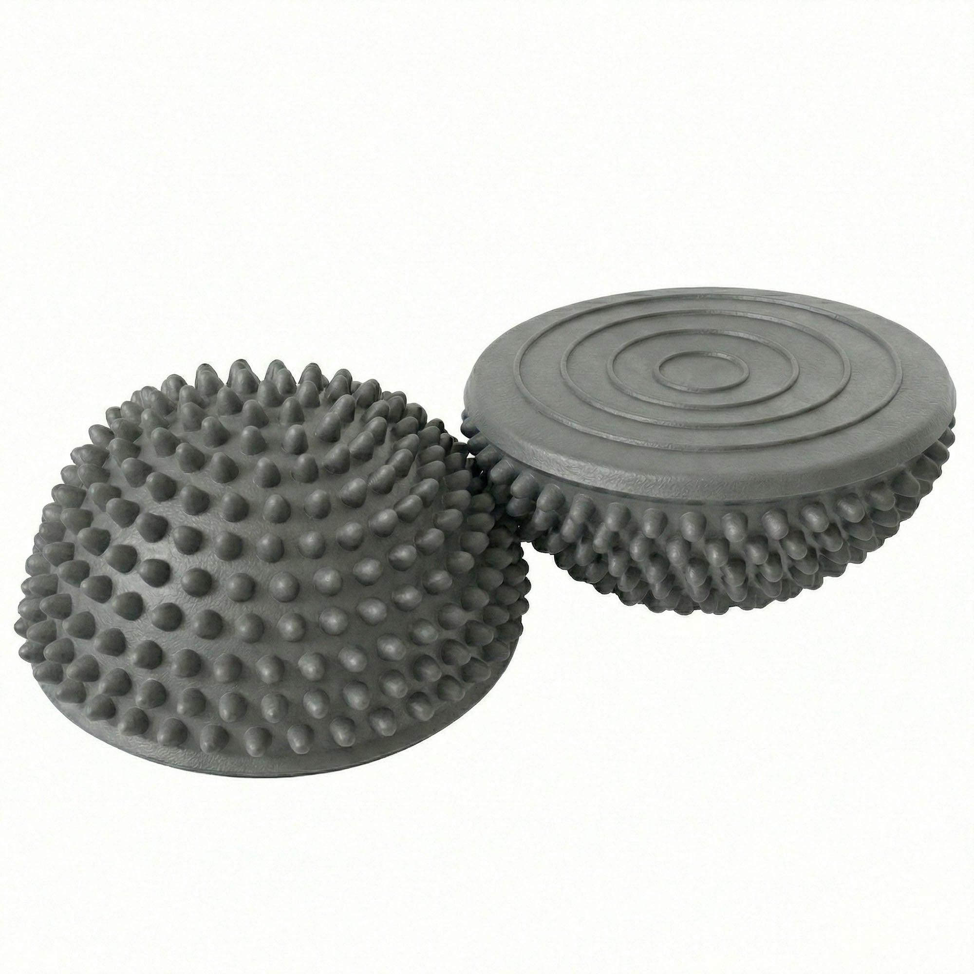 Anna-Kaci 2-PC Half Balance Ball Trainer with Textured Grip Surface for Stability Core Strength