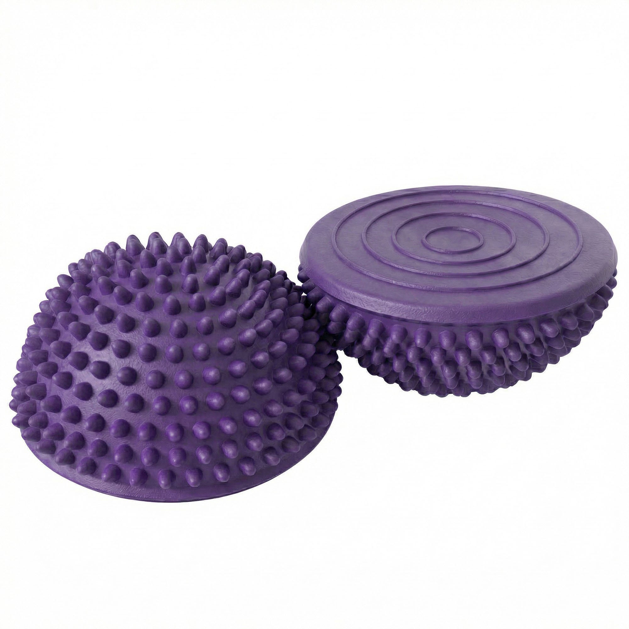 Anna-Kaci 2-PC Half Balance Ball Trainer with Textured Grip Surface for Stability Core Strength