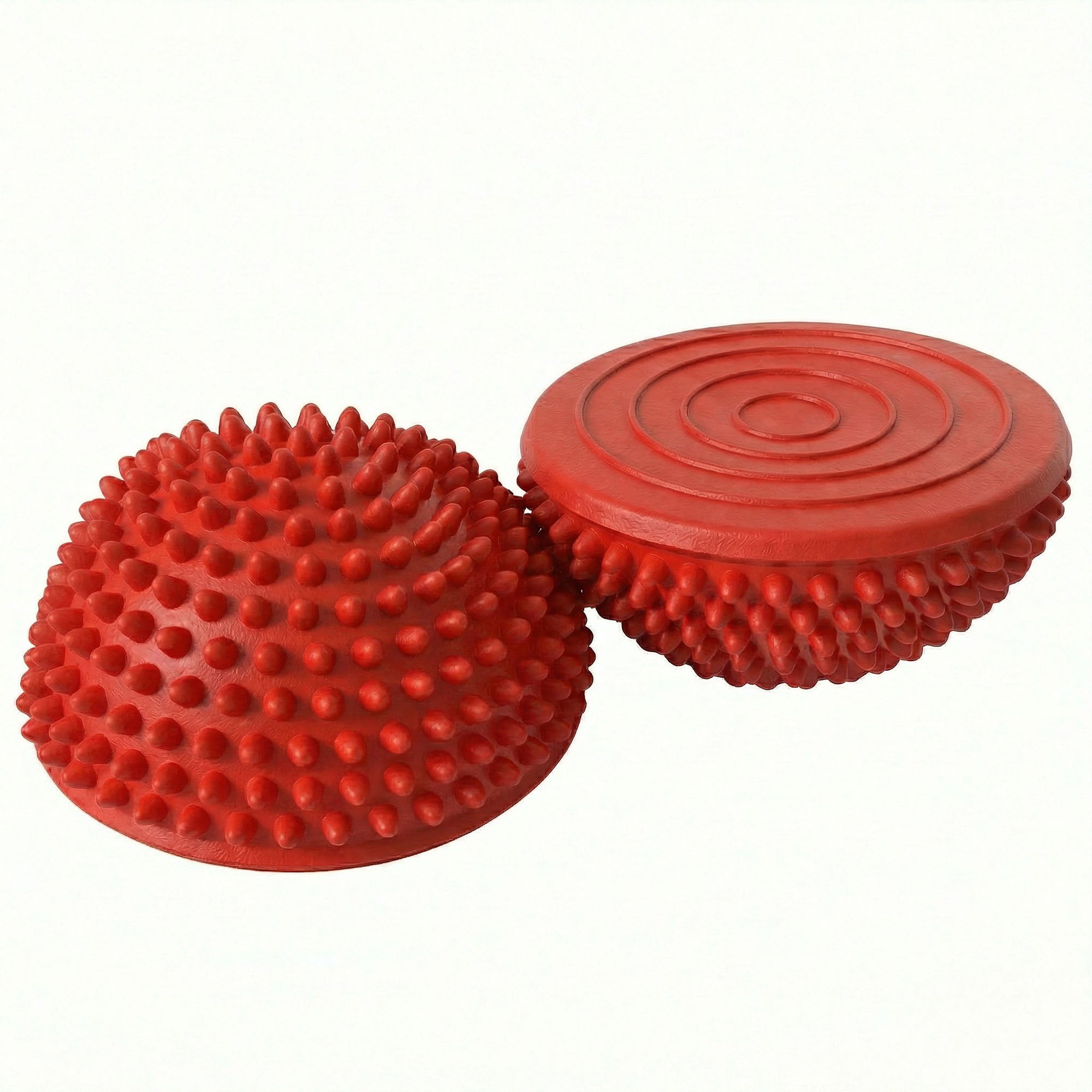 Anna-Kaci 2-PC Half Balance Ball Trainer with Textured Grip Surface for Stability Core Strength