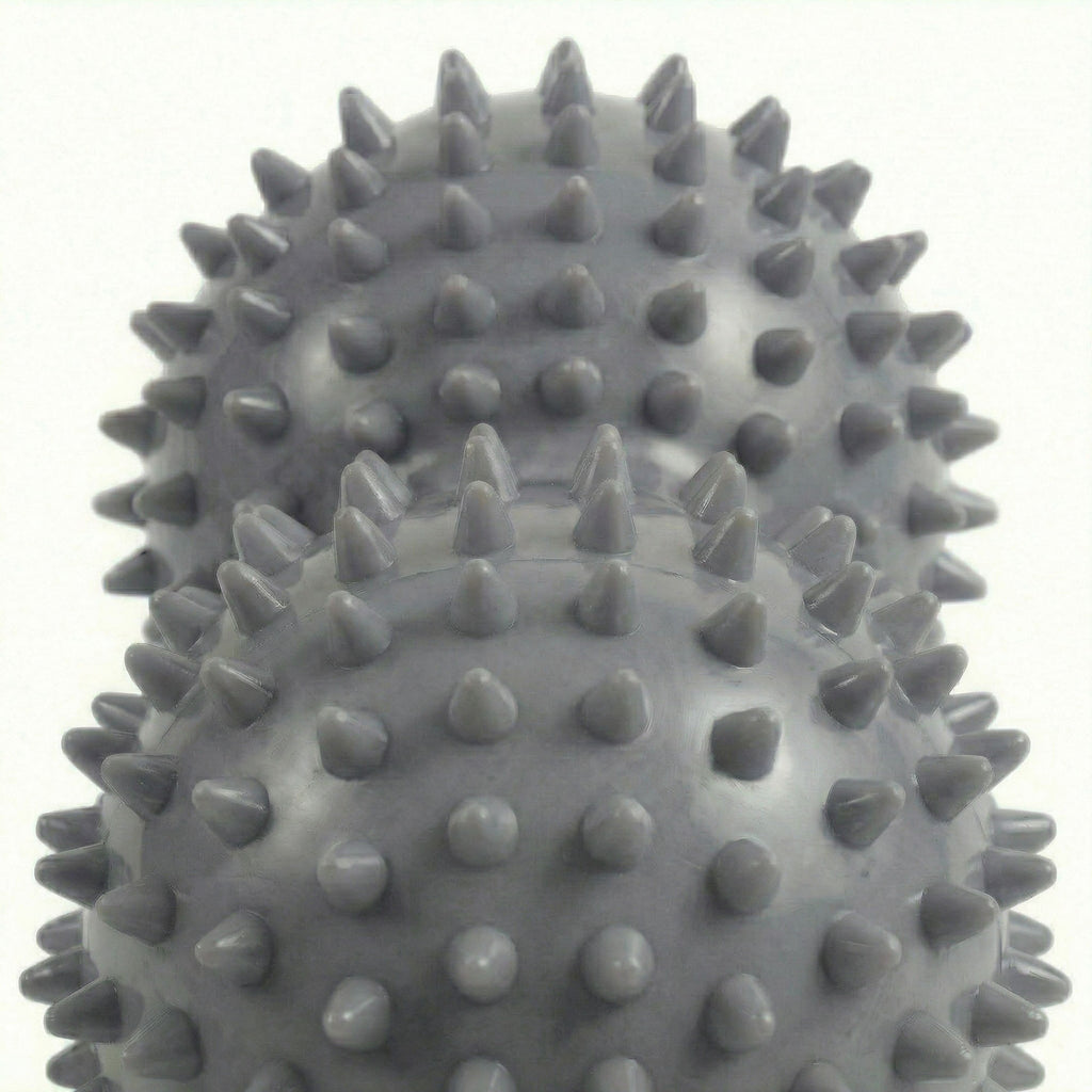 Anna-Kaci 4-PC Textured Peanut Massage Ball for Deep Tissue Spine and Muscle Relief