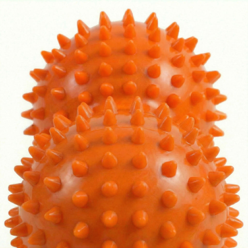 Anna-Kaci 4-PC Textured Peanut Massage Ball for Deep Tissue Spine and Muscle Relief