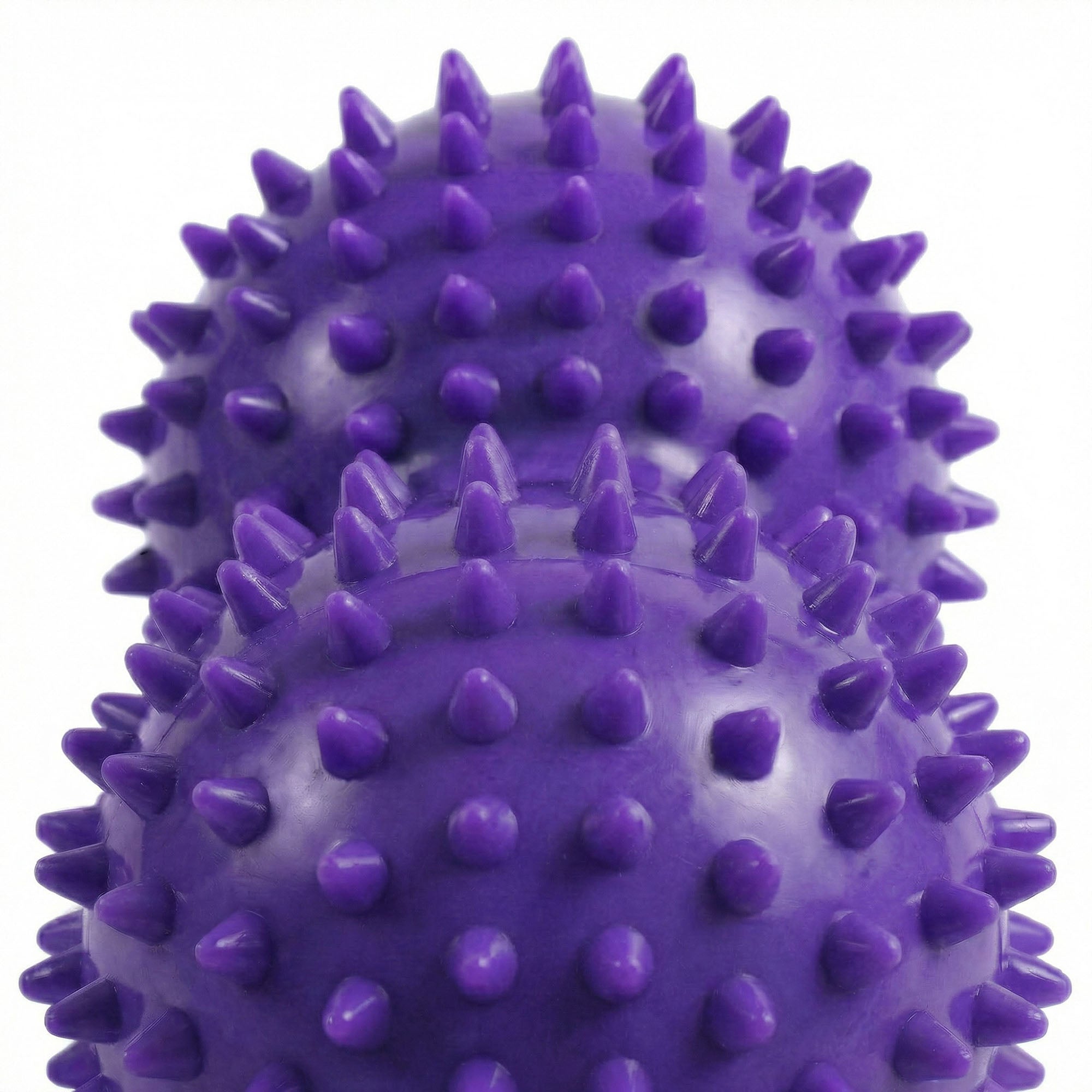 Anna-Kaci 4-PC Textured Peanut Massage Ball for Deep Tissue Spine and Muscle Relief