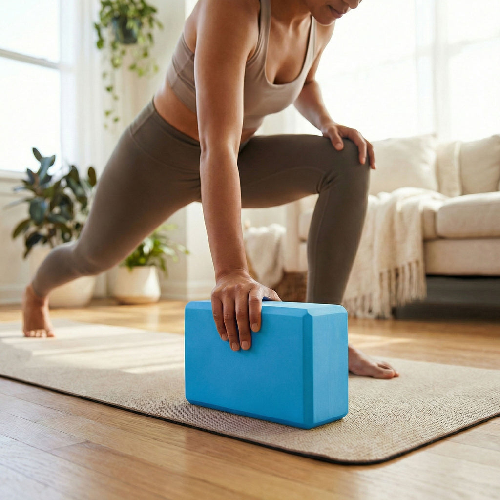 Anna-Kaci 2-PC Yoga Block for Stability Balance and Flexibility Support