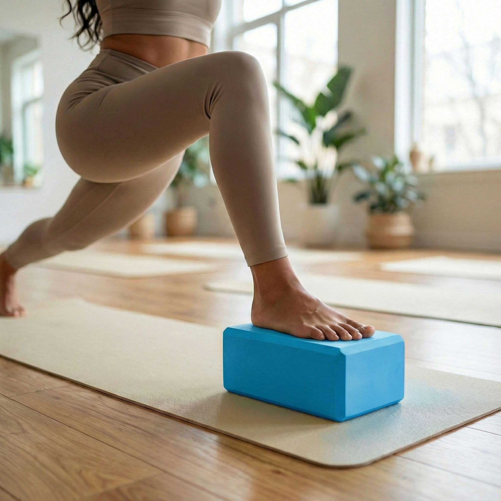 Anna-Kaci 2-PC Yoga Block for Stability Balance and Flexibility Support