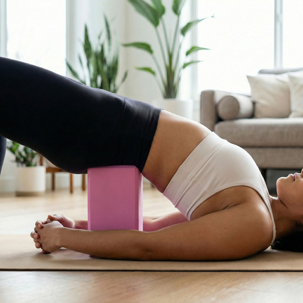 Anna-Kaci 2-PC Yoga Block for Stability Balance and Flexibility Support