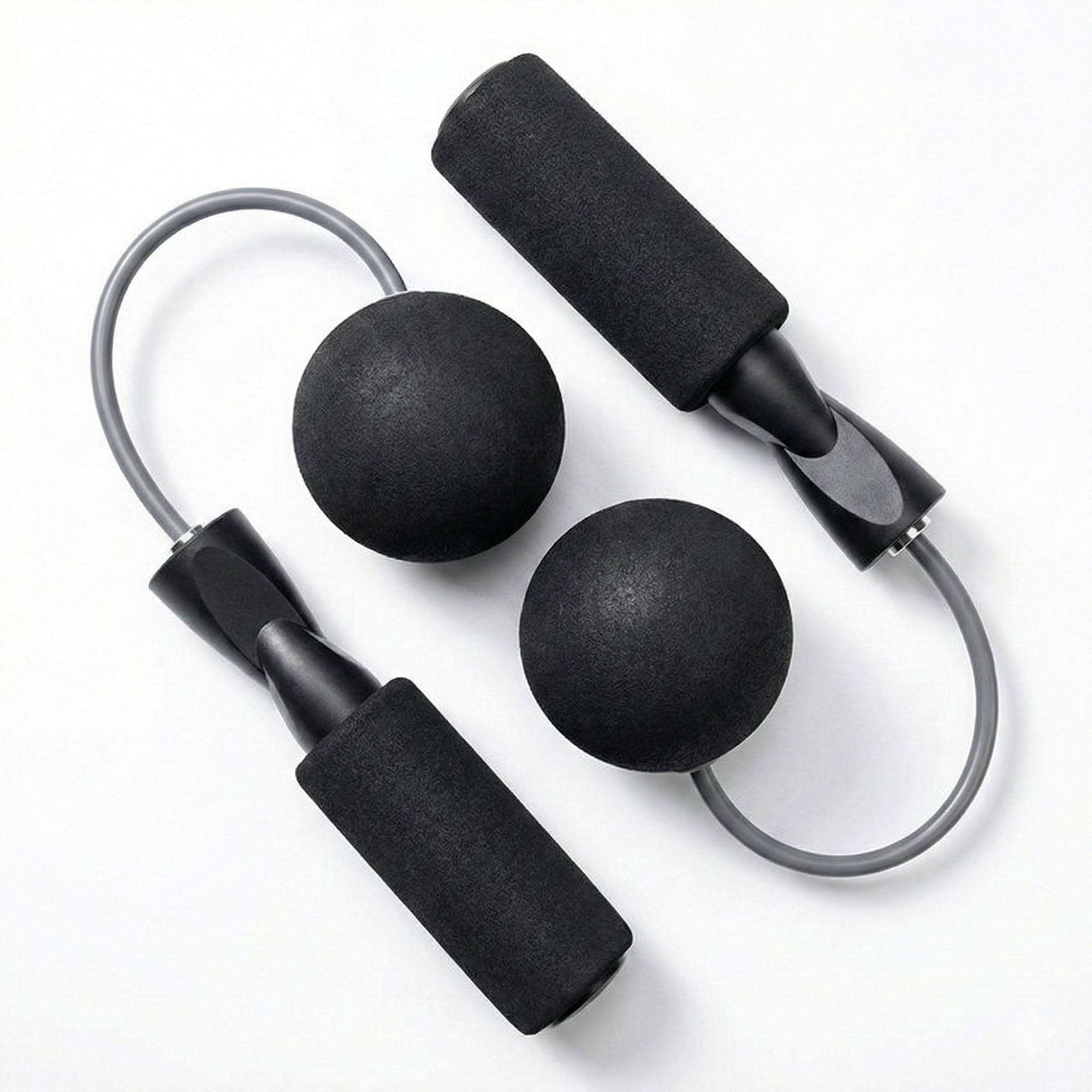Anna-Kaci 2-PC Weighted Jump Rope for Cardio Endurance and Strength Training