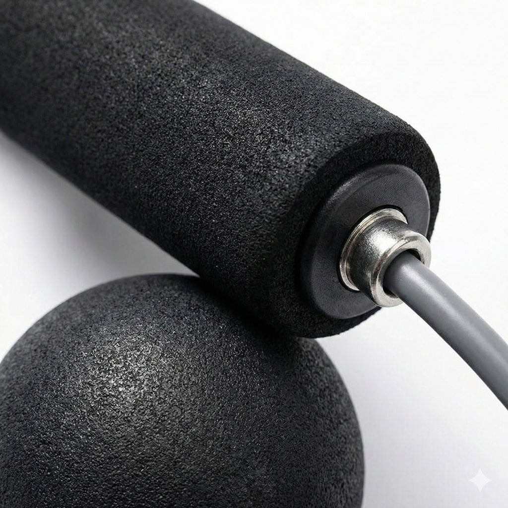 Anna-Kaci 2-PC Weighted Jump Rope for Cardio Endurance and Strength Training
