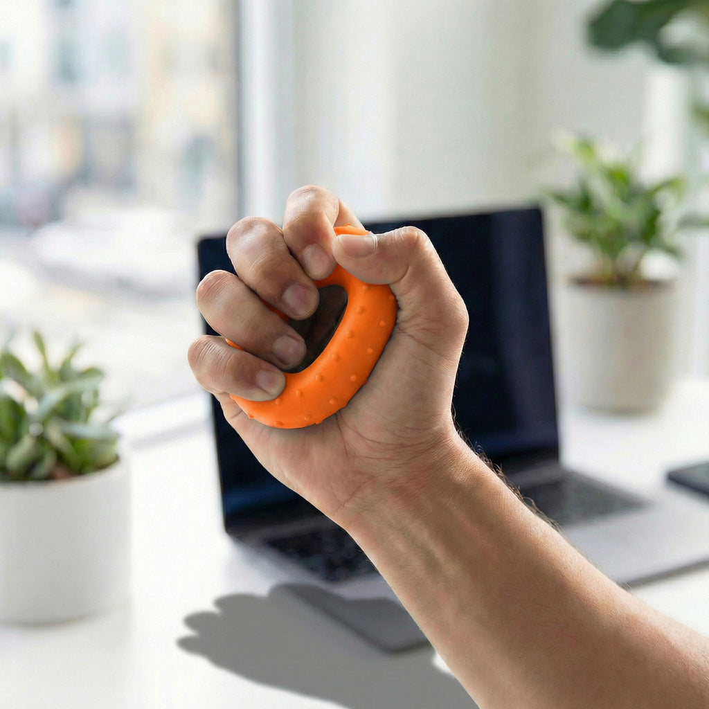 Anna-Kaci 4-PC Hand Grip Strengthener Ring for Forearm and Finger Training