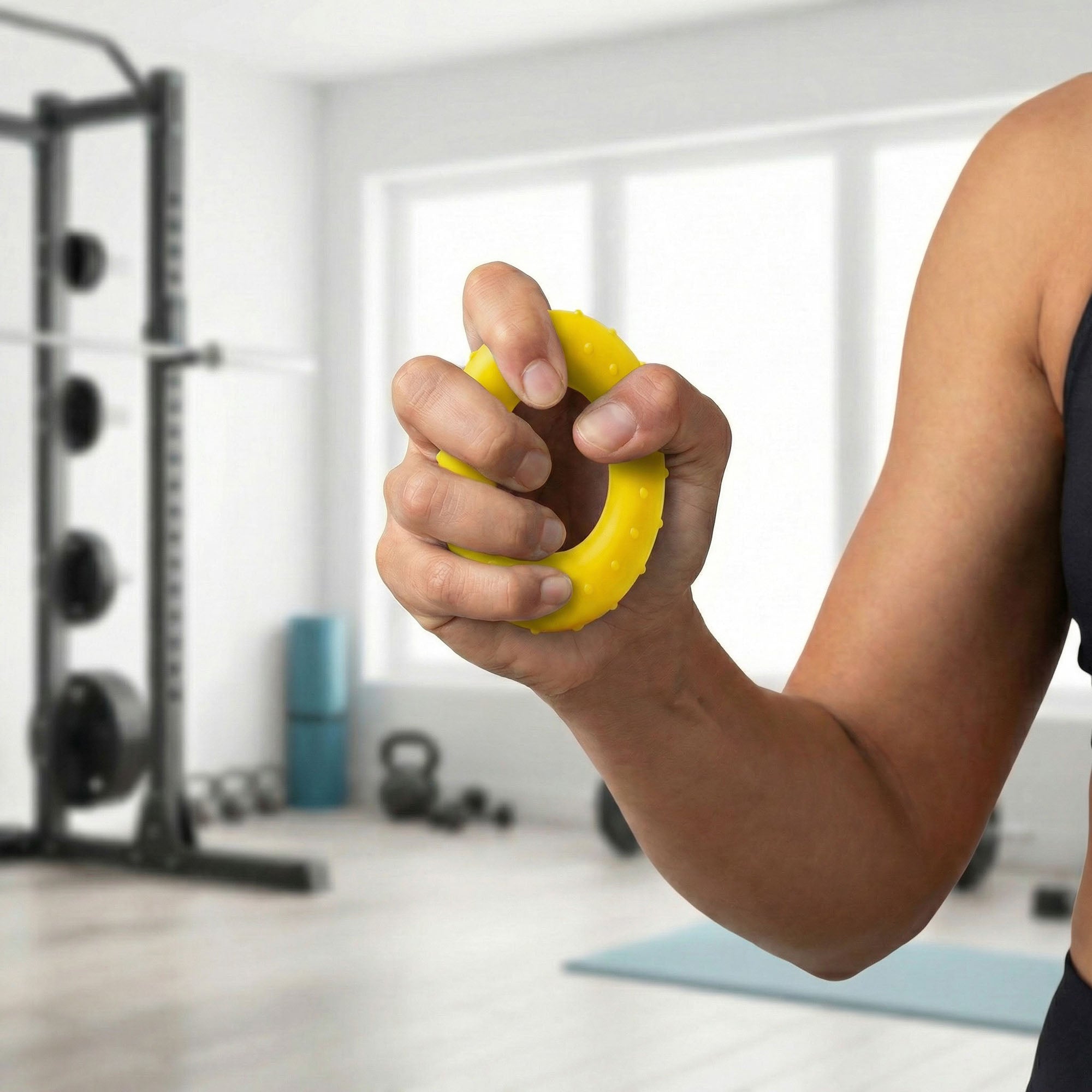 Anna-Kaci 4-PC Hand Grip Strengthener Ring for Forearm and Finger Training