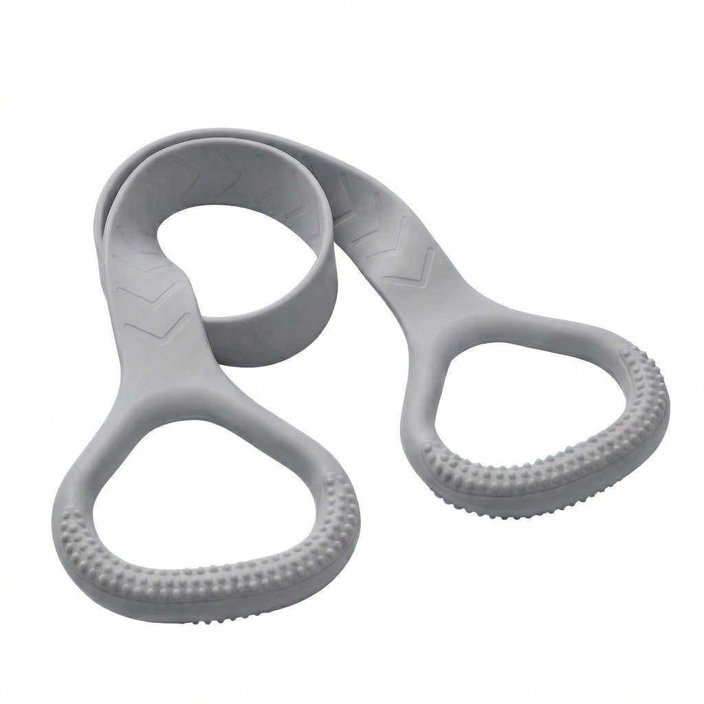 Anna-Kaci 2-PC Resistance Stretch Band with Ergonomic Handles for Upper Body Strength Training