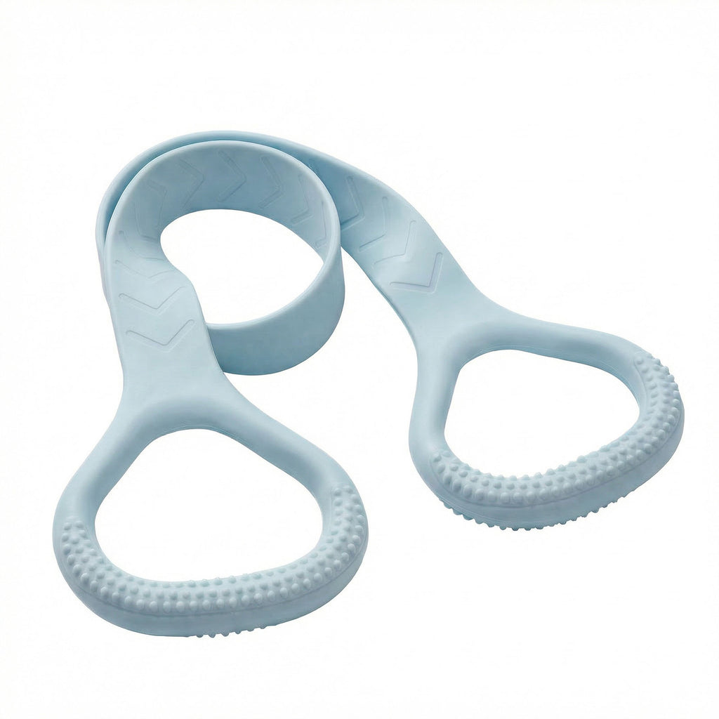 Anna-Kaci 2-PC Resistance Stretch Band with Ergonomic Handles for Upper Body Strength Training