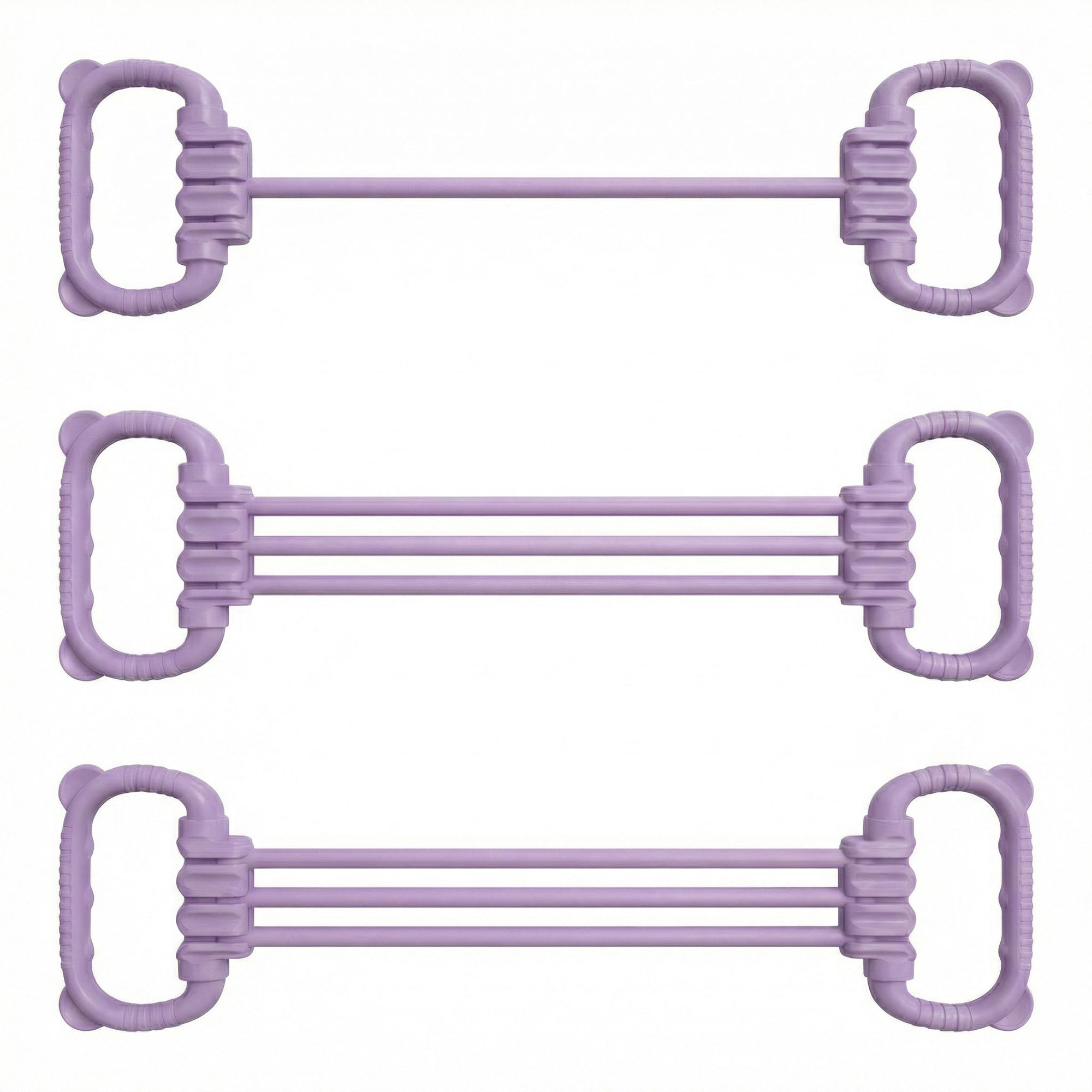Anna-Kaci Resistance Exercise Band Bar with Dual Handles Elastic Stretch Training Fitness Tool