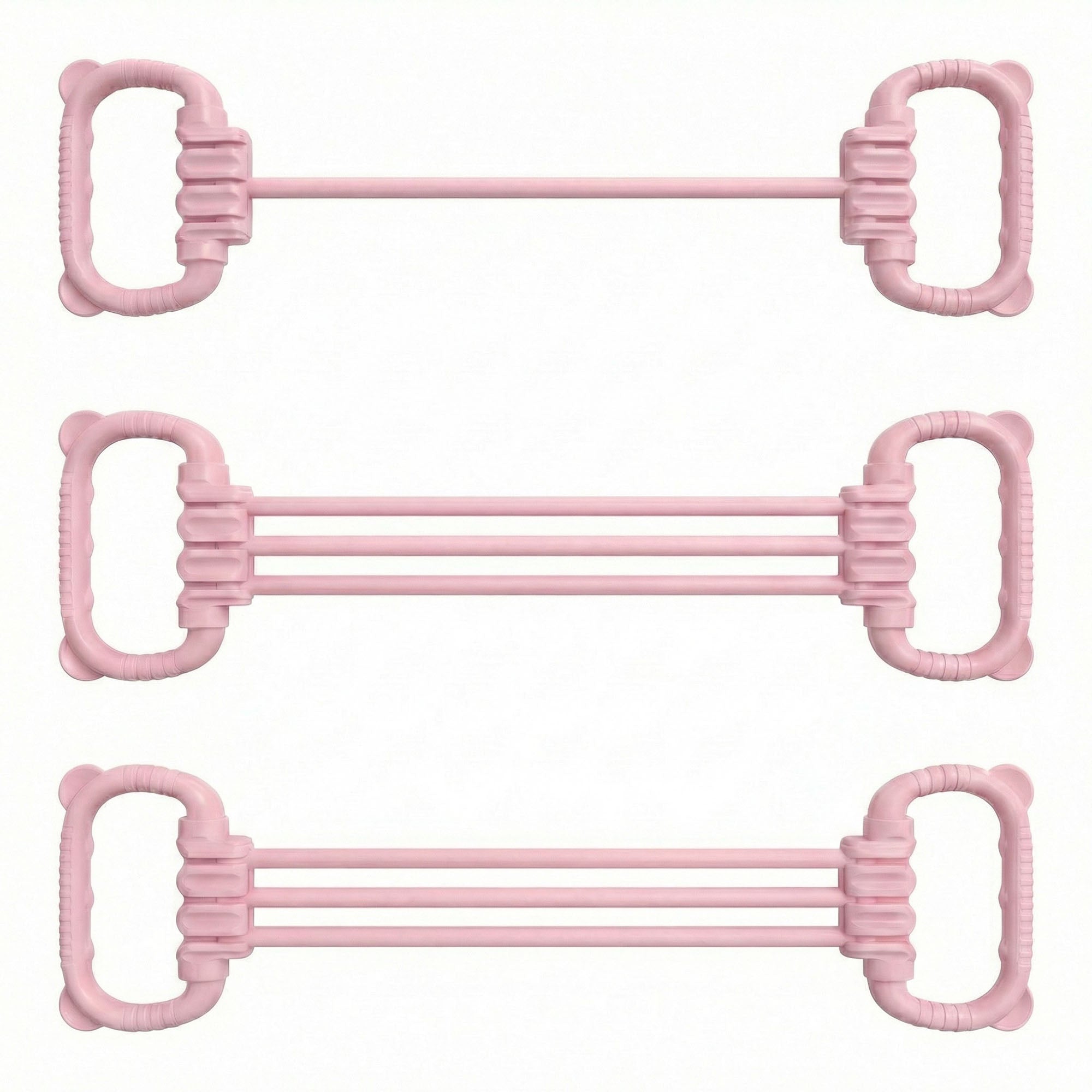 Anna-Kaci Resistance Exercise Band Bar with Dual Handles Elastic Stretch Training Fitness Tool