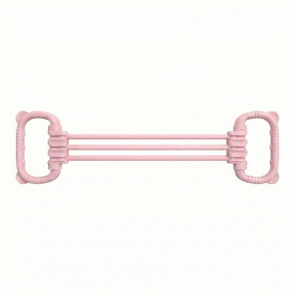 Anna-Kaci Resistance Exercise Band Bar with Dual Handles Elastic Stretch Training Fitness Tool
