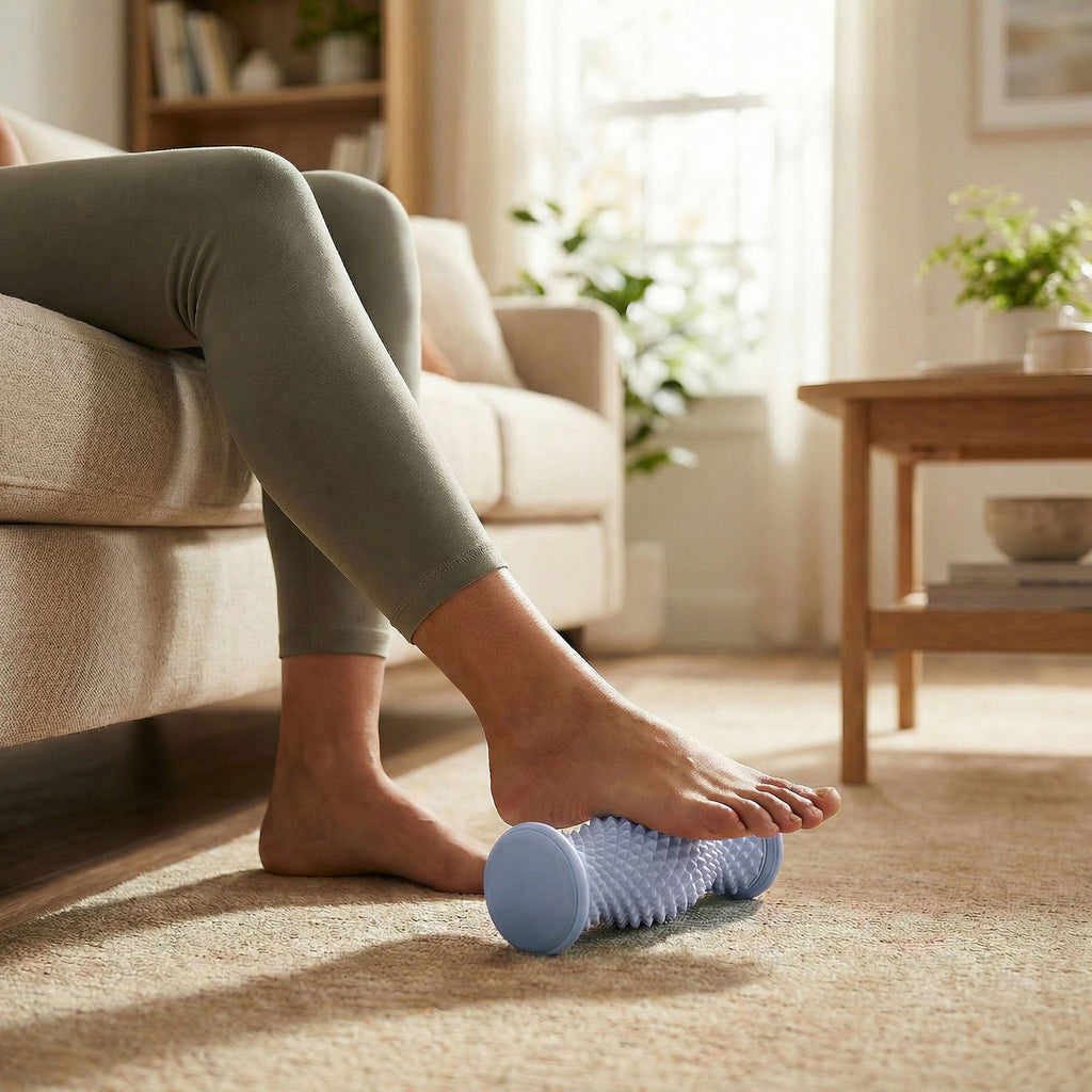 Anna-Kaci Textured Foot Massage Roller for Plantar Fasciitis Relief Deep Tissue Muscle Recovery Tool