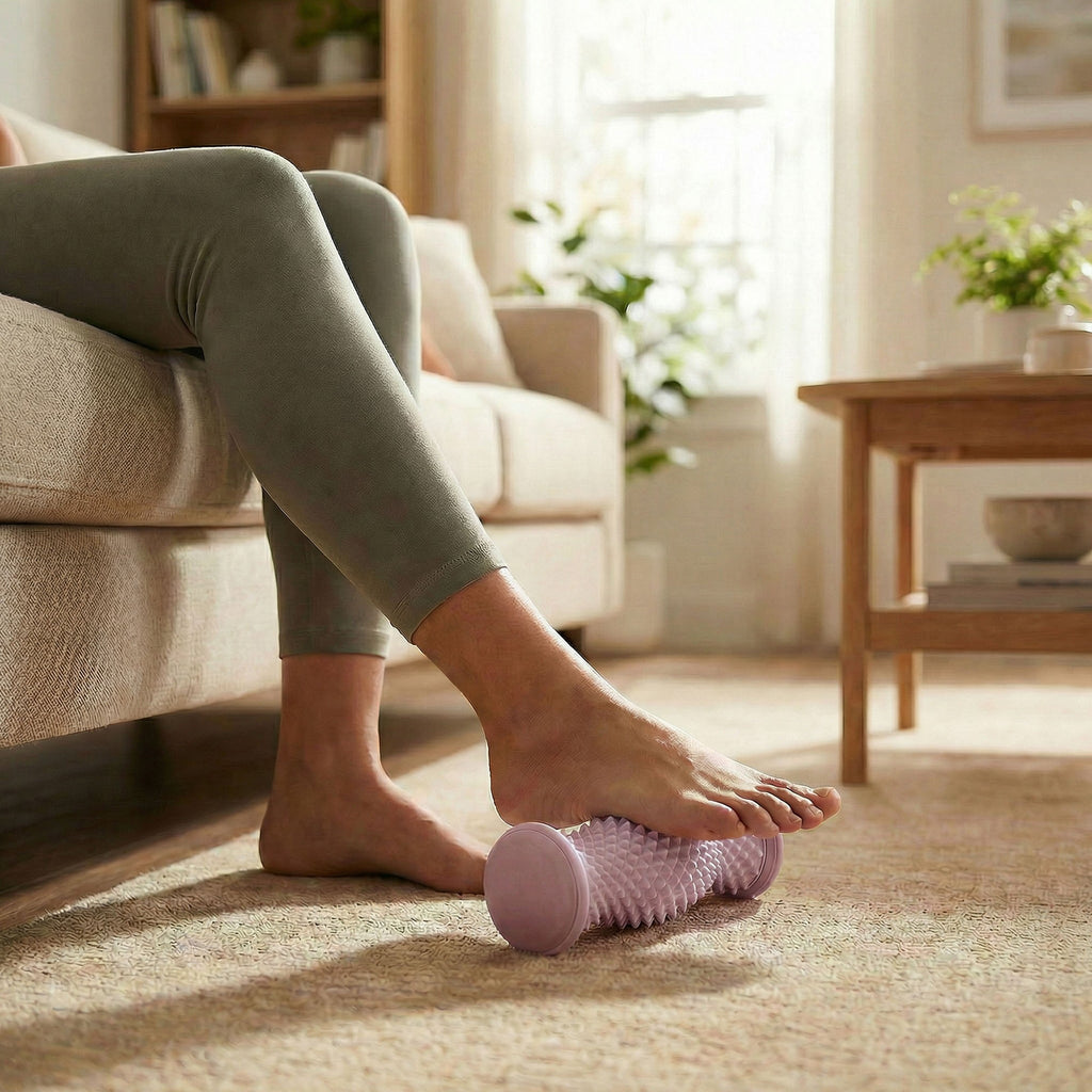 Anna-Kaci Textured Foot Massage Roller for Plantar Fasciitis Relief Deep Tissue Muscle Recovery Tool