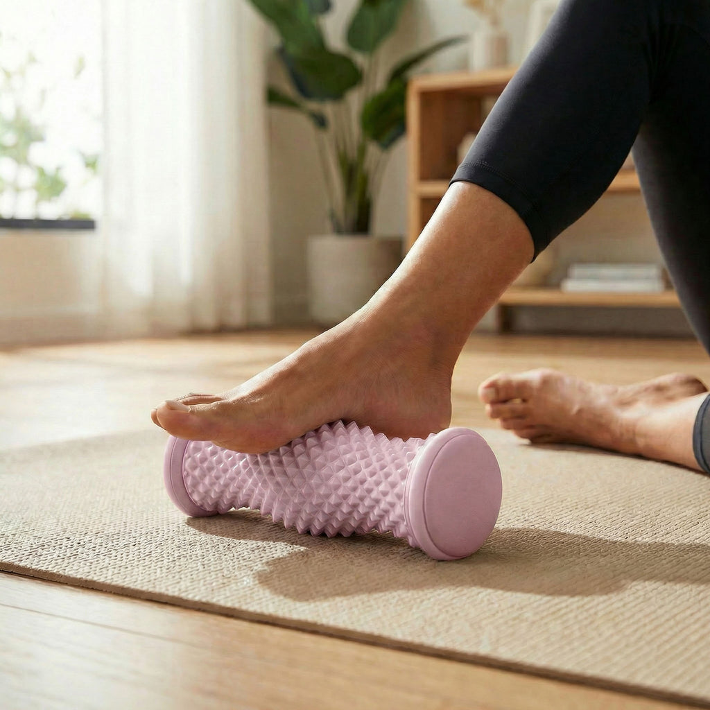 Anna-Kaci Textured Foot Massage Roller for Plantar Fasciitis Relief Deep Tissue Muscle Recovery Tool