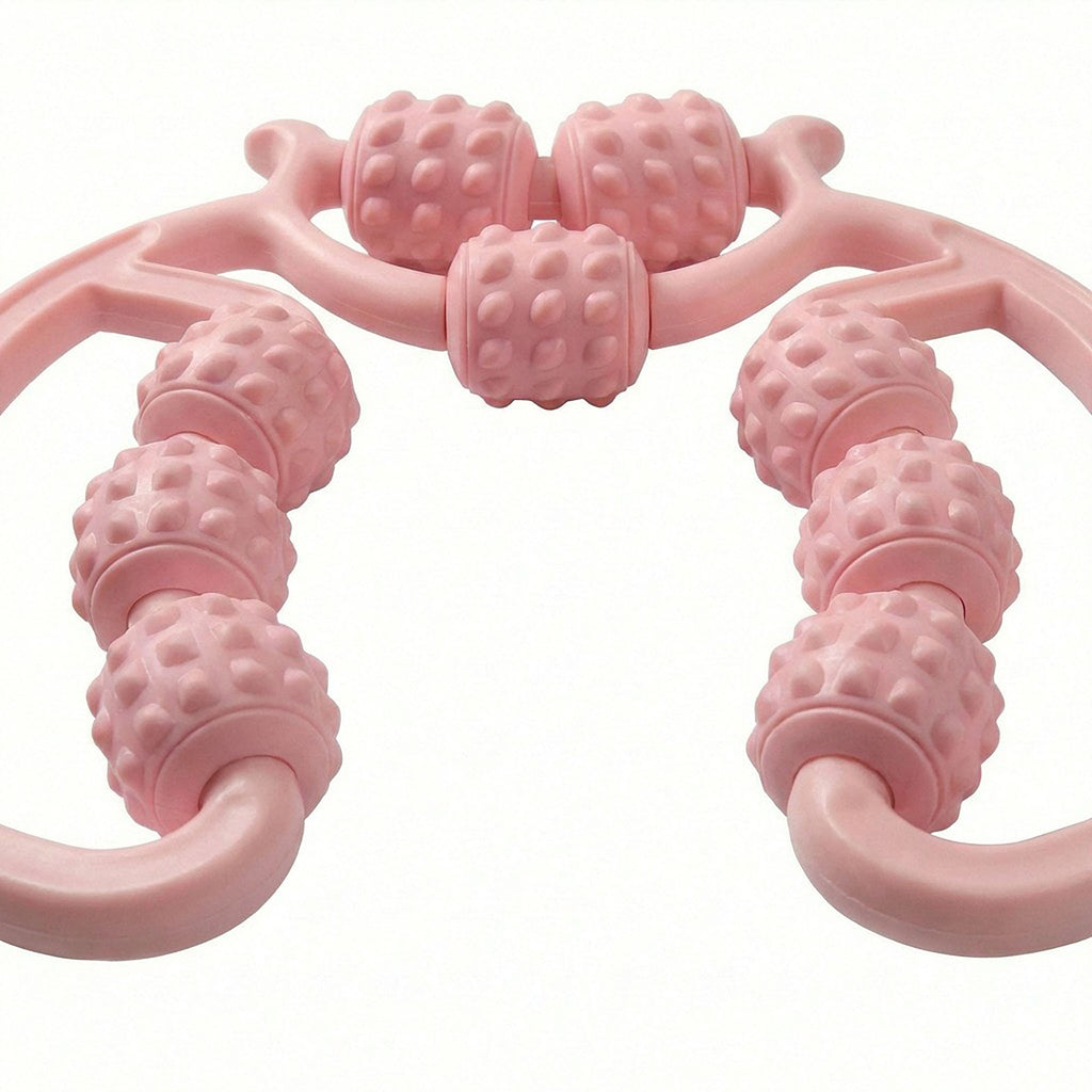 Anna-Kaci 2-PC Handheld Muscle Roller Massager for Deep Tissue Relief