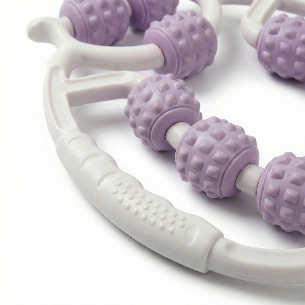 Anna-Kaci 2-PC Handheld Muscle Roller Massager for Deep Tissue Relief