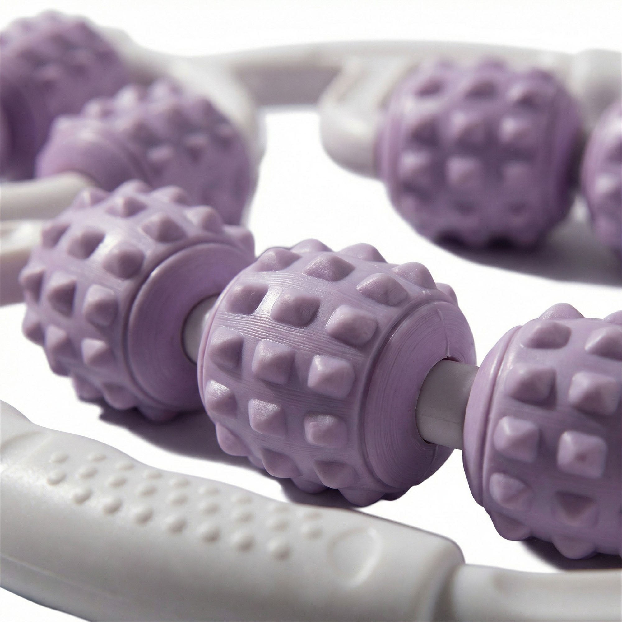 Anna-Kaci 2-PC Handheld Muscle Roller Massager for Deep Tissue Relief