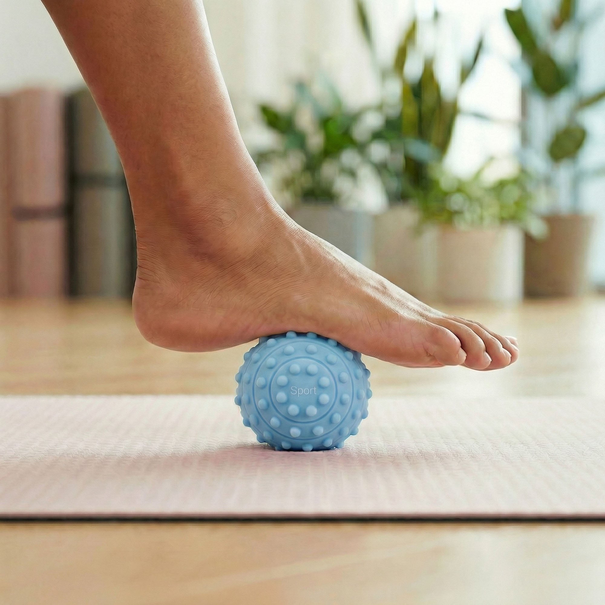Anna-Kaci 4-PC Textured Massage Ball for Muscle Recovery and Deep Tissue Relief