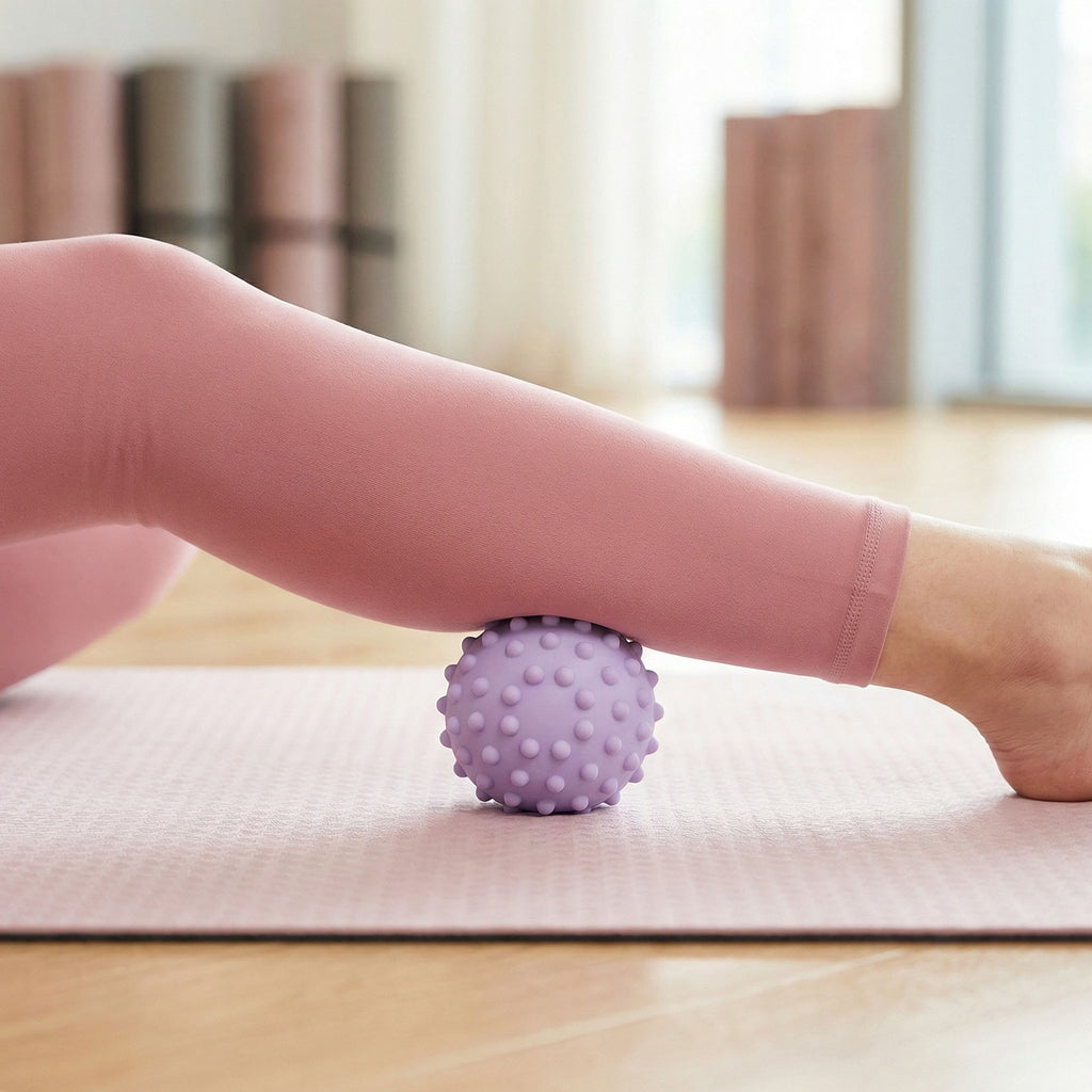 Anna-Kaci 4-PC Textured Massage Ball for Muscle Recovery and Deep Tissue Relief