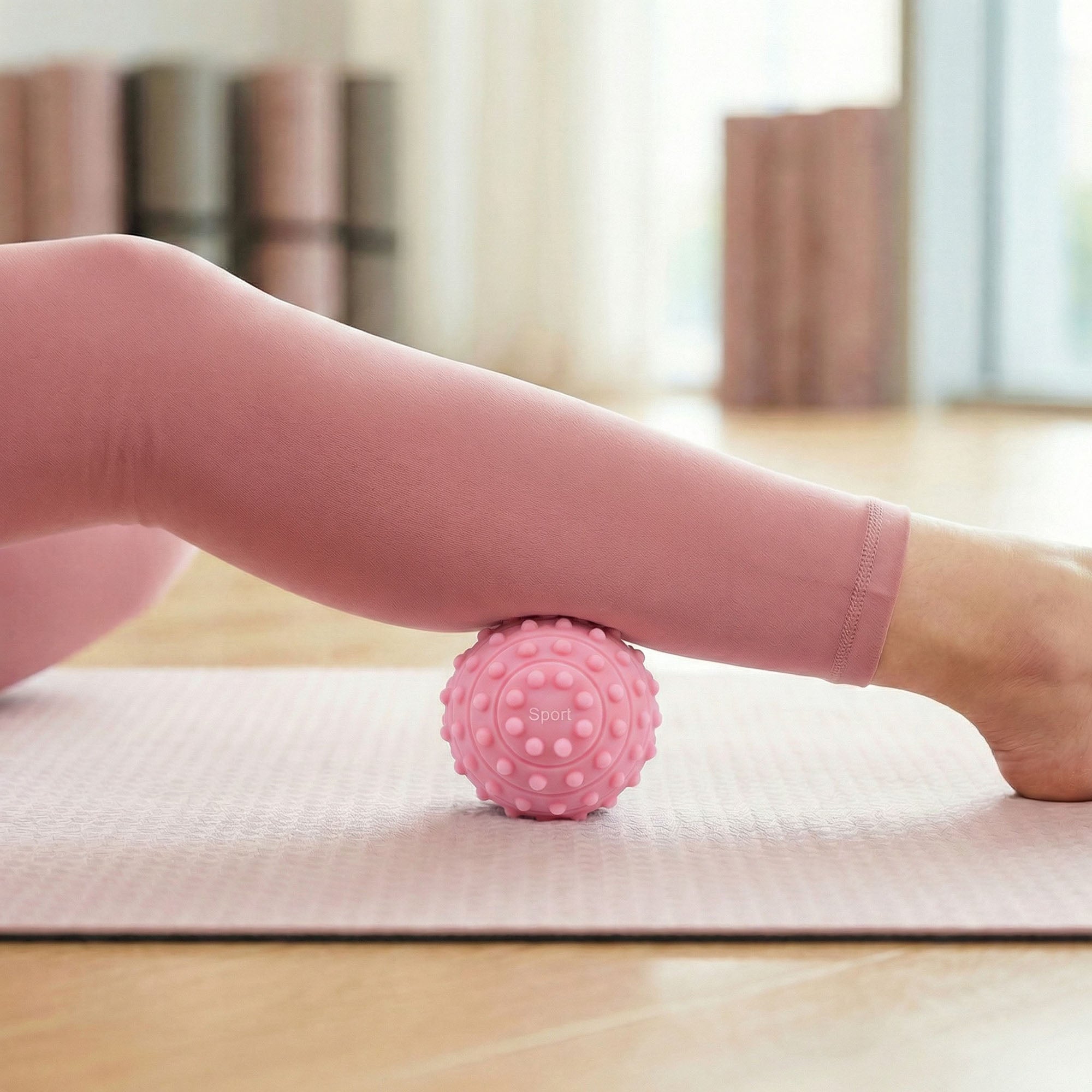 Anna-Kaci 4-PC Textured Massage Ball for Muscle Recovery and Deep Tissue Relief