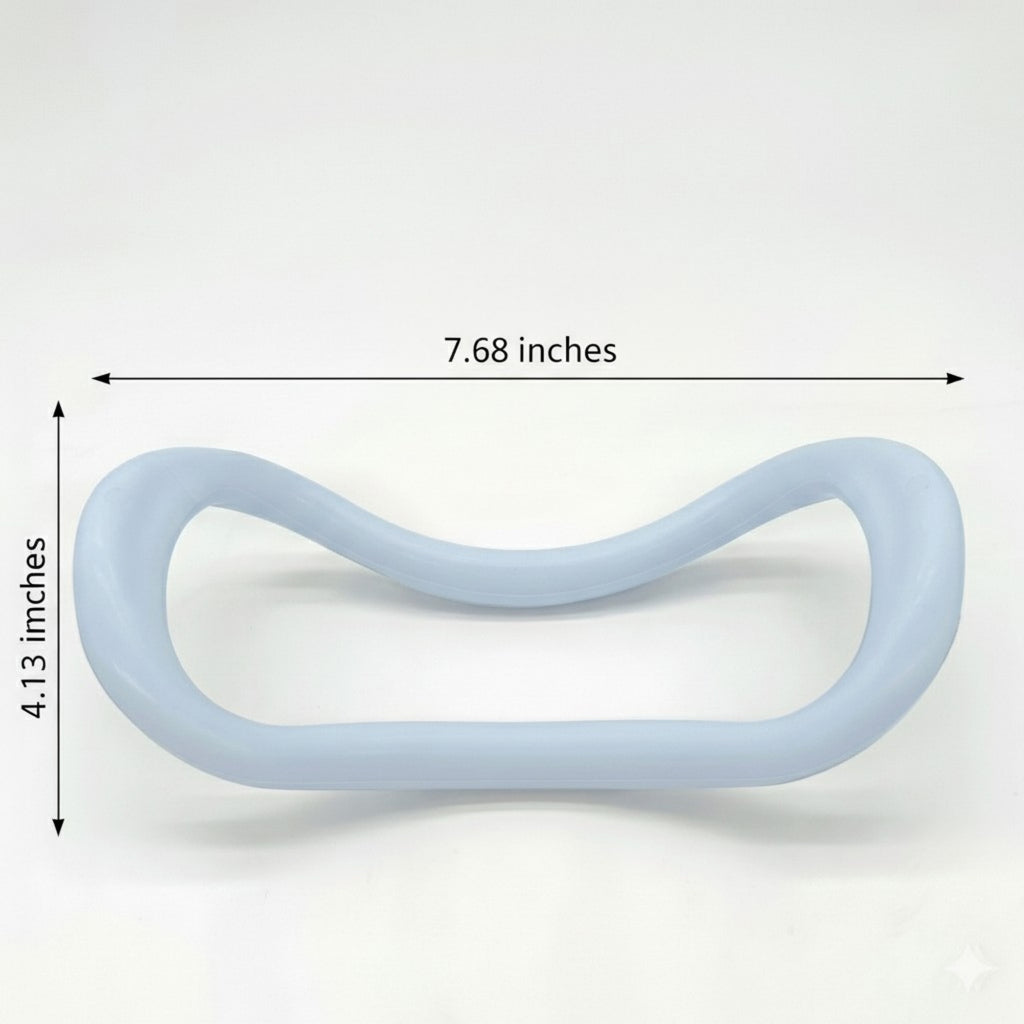 Anna-Kaci Silicone Leg Massage Tool 2 Pack Curved Arc Design Flexible Calf and Leg Support Accessories 7.7x4.1in