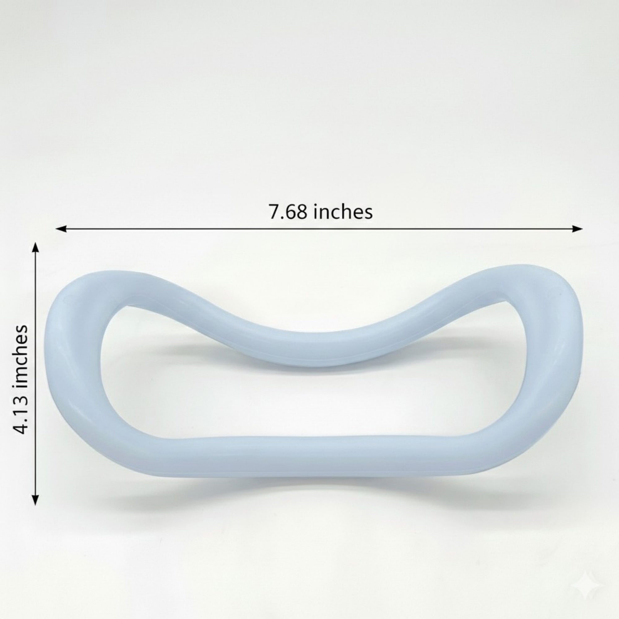 Anna-Kaci Silicone Leg Massage Tool 2 Pack Curved Arc Design Flexible Calf and Leg Support Accessories 7.7x4.1in